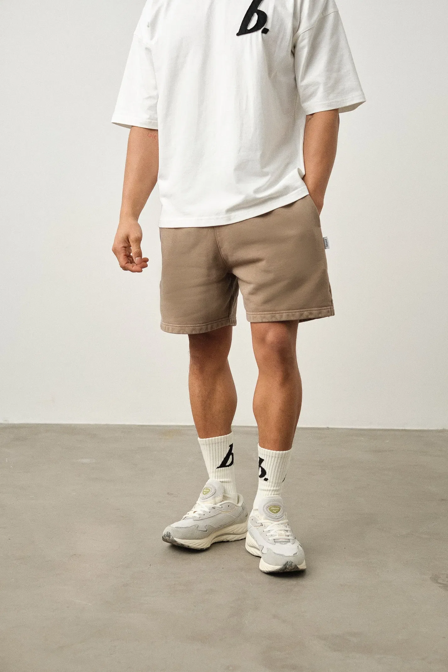 bound Stamp Shorts - Washed Walnut