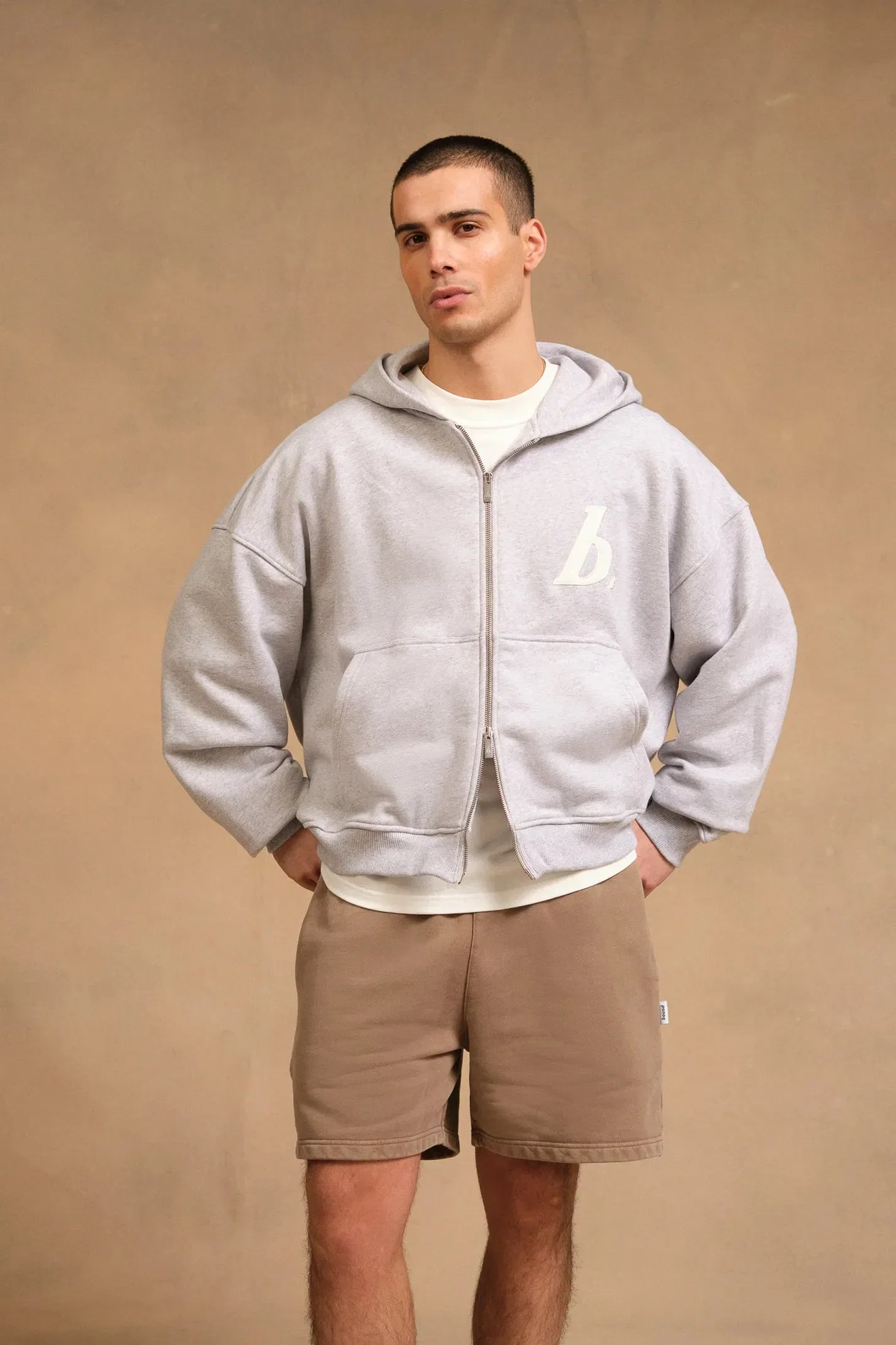 bound Stamp Shorts - Washed Walnut