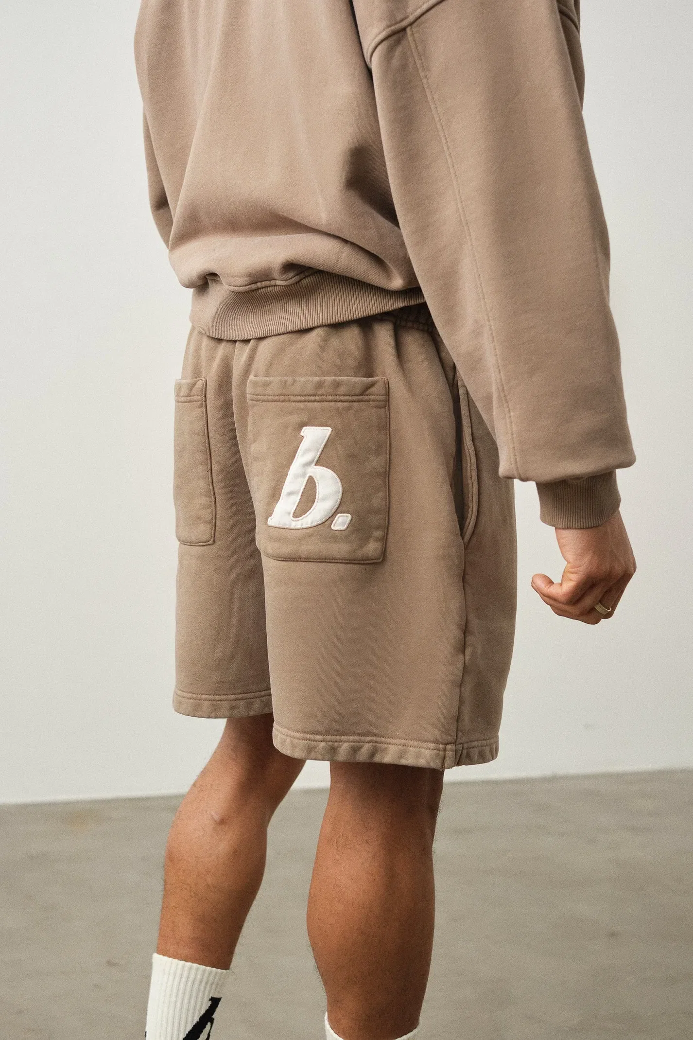 bound Stamp Shorts - Washed Walnut