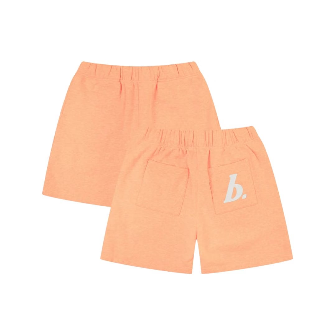 bound Stamp Shorts - Washed Peach