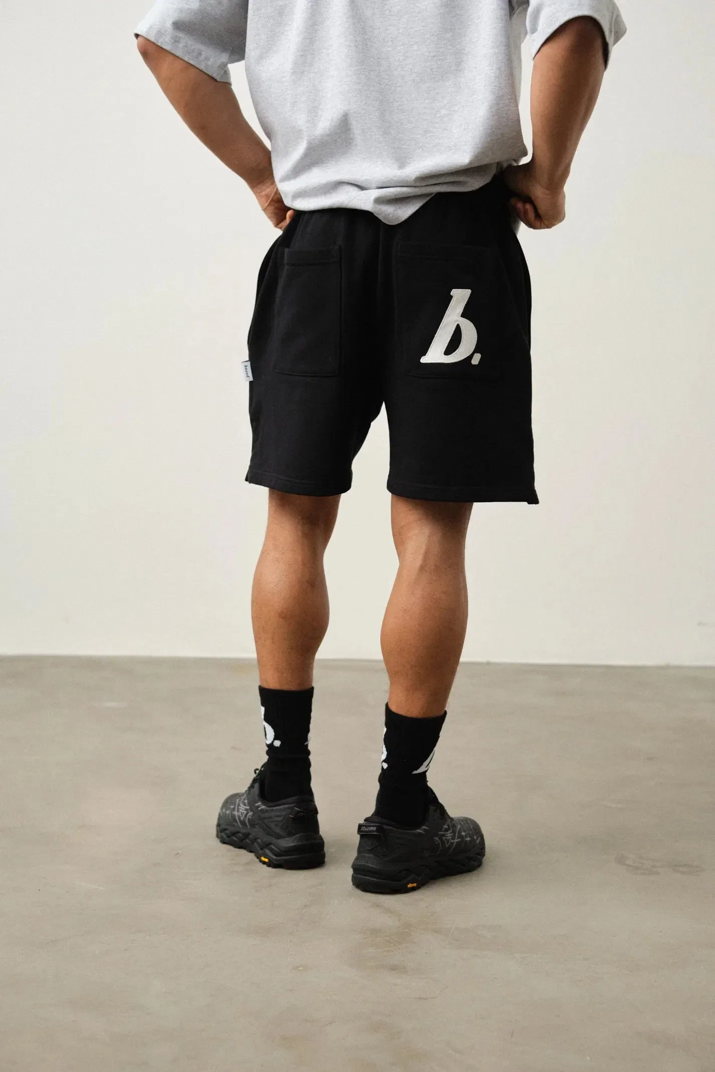 bound Stamp Shorts - Black