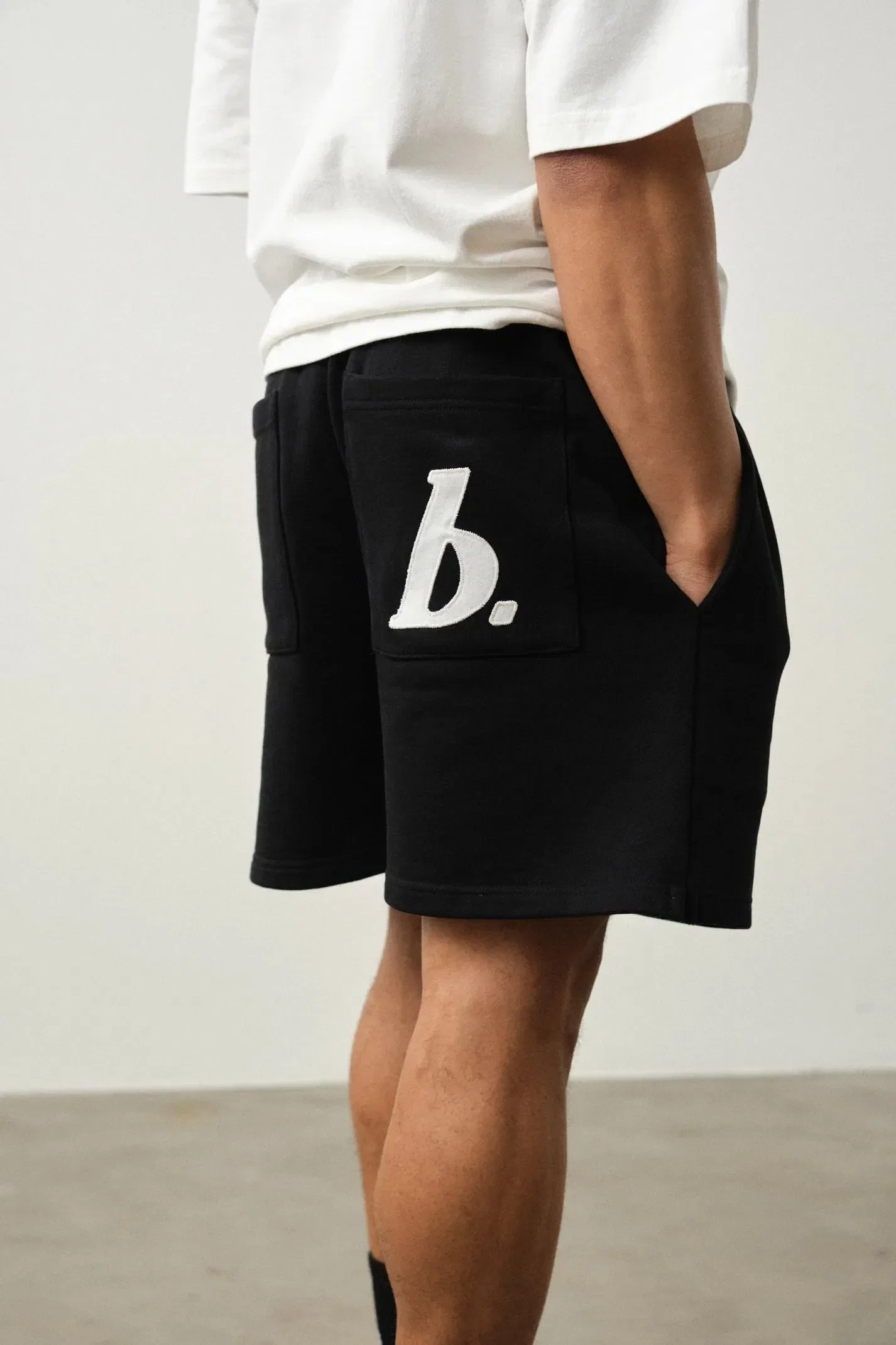 bound Stamp Shorts - Black