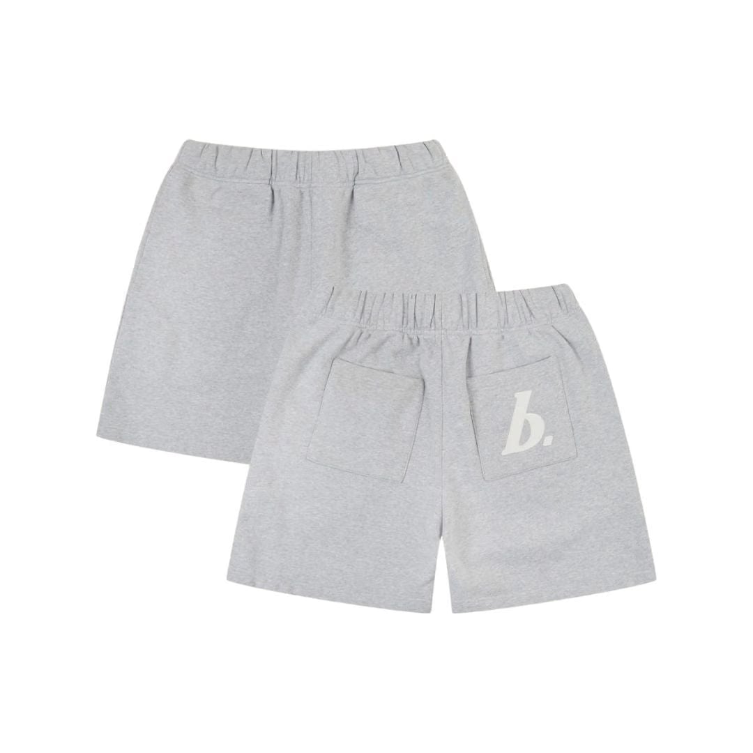 bound Stamp Shorts - Grey Marl
