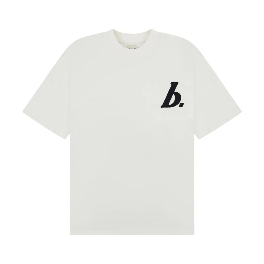 bound Stamp Boxy Tee - White