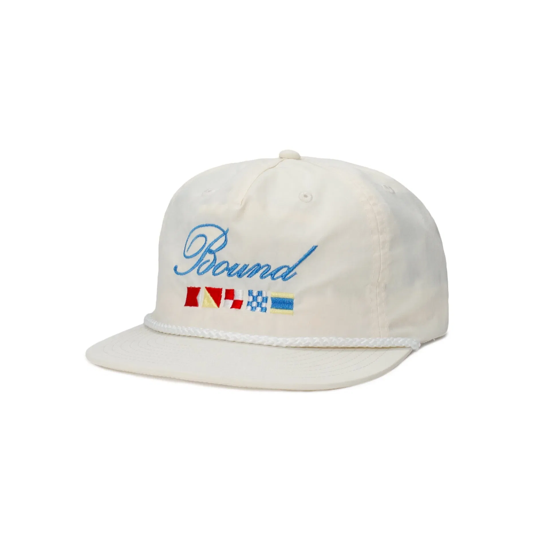 bound Nautico Rope Cap - Ecru