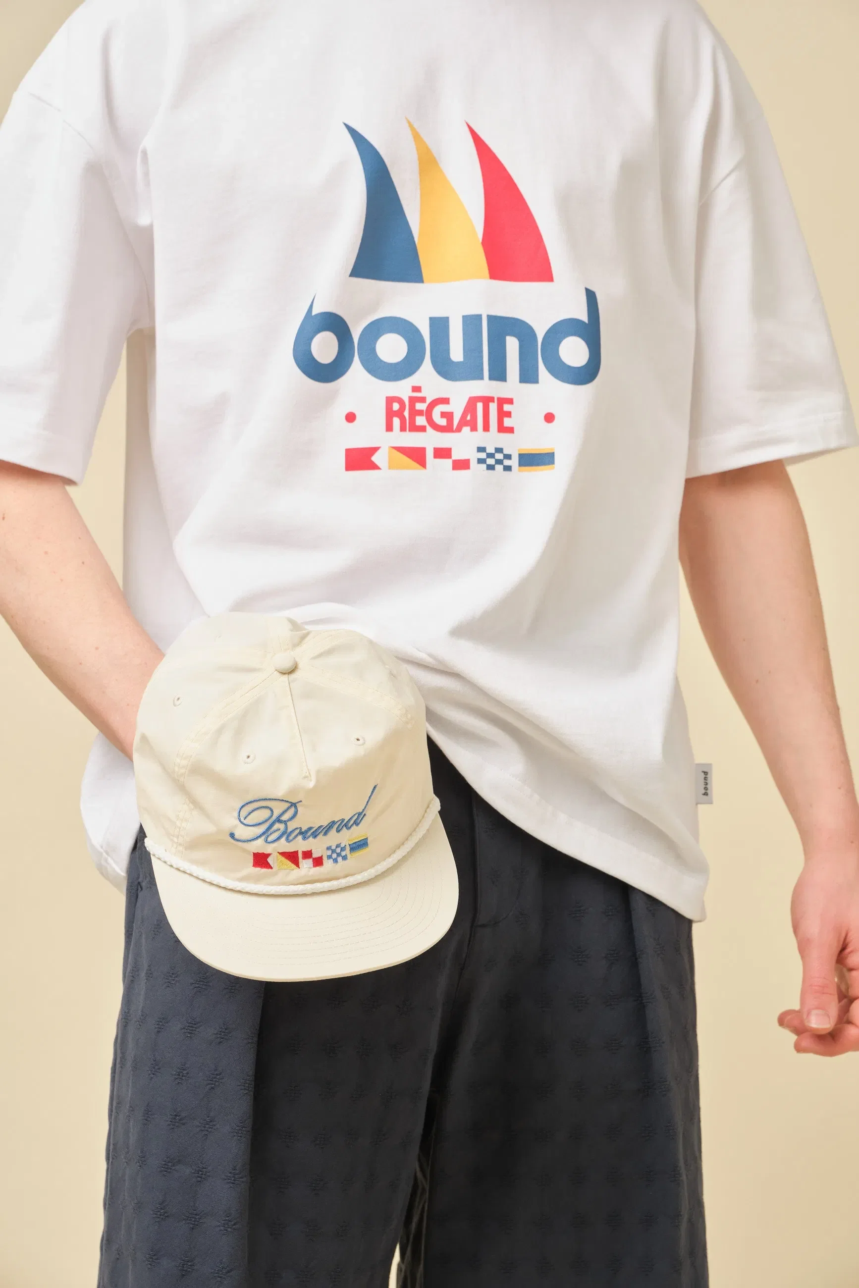 bound Nautico Rope Cap - Ecru