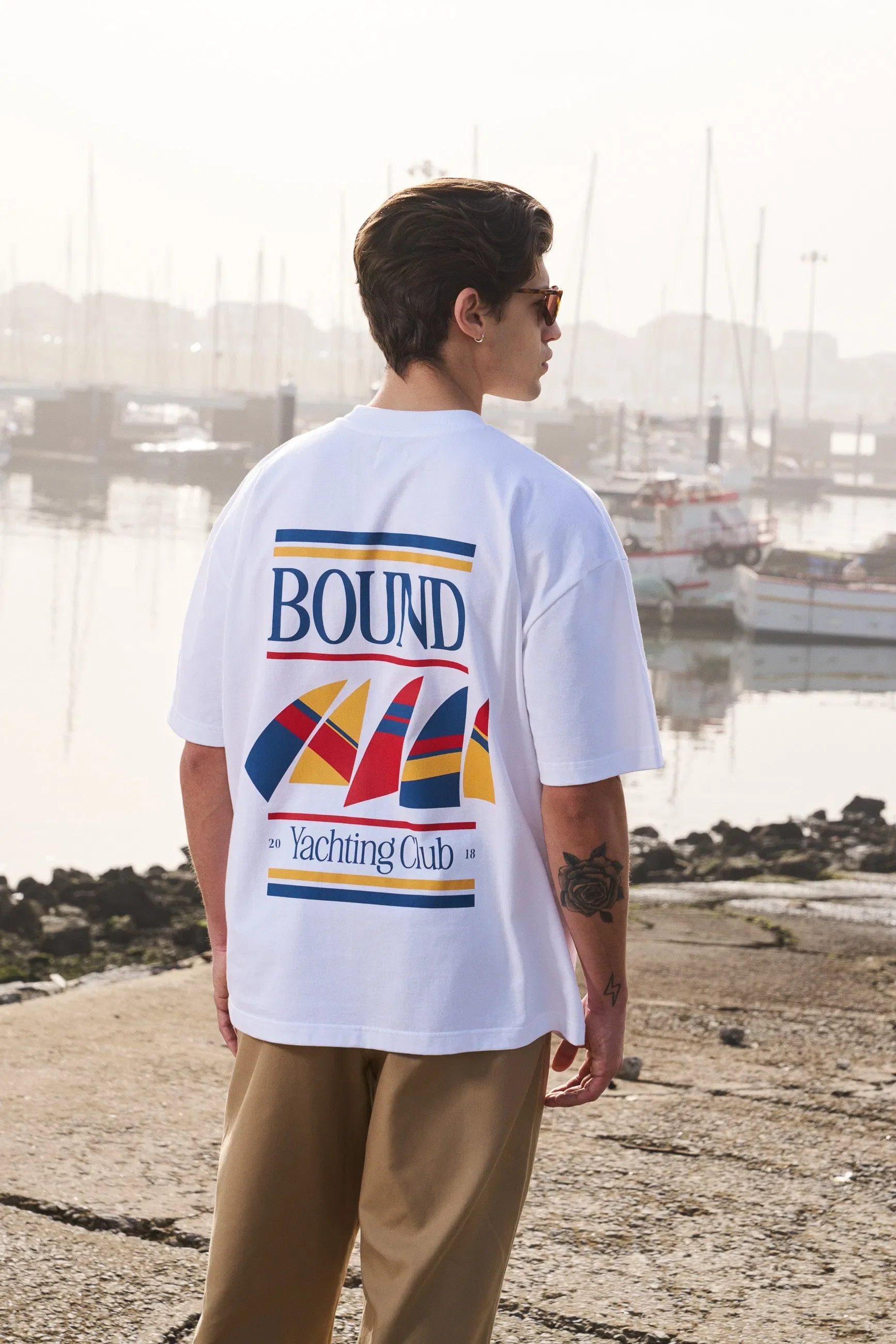 bound Yachting Club Tee - White
