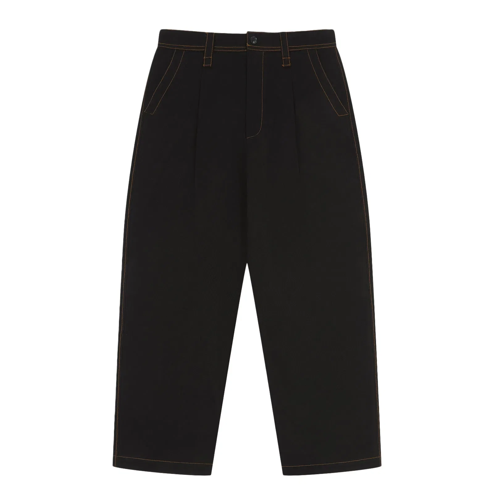 bound Heavy Canvas Workwear Trouser - Black
