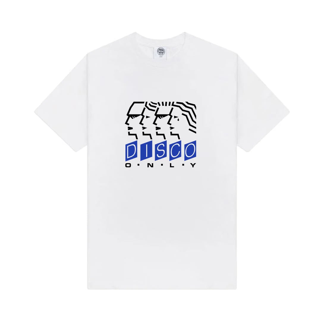 DISCO ONLY 'Dancing Heads' Tee - White