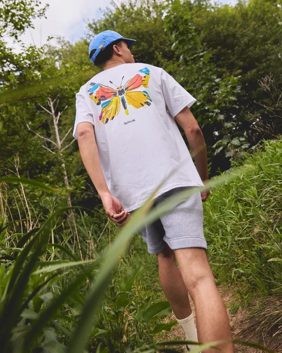 Vice 84 'Butterfly' Tee - White
