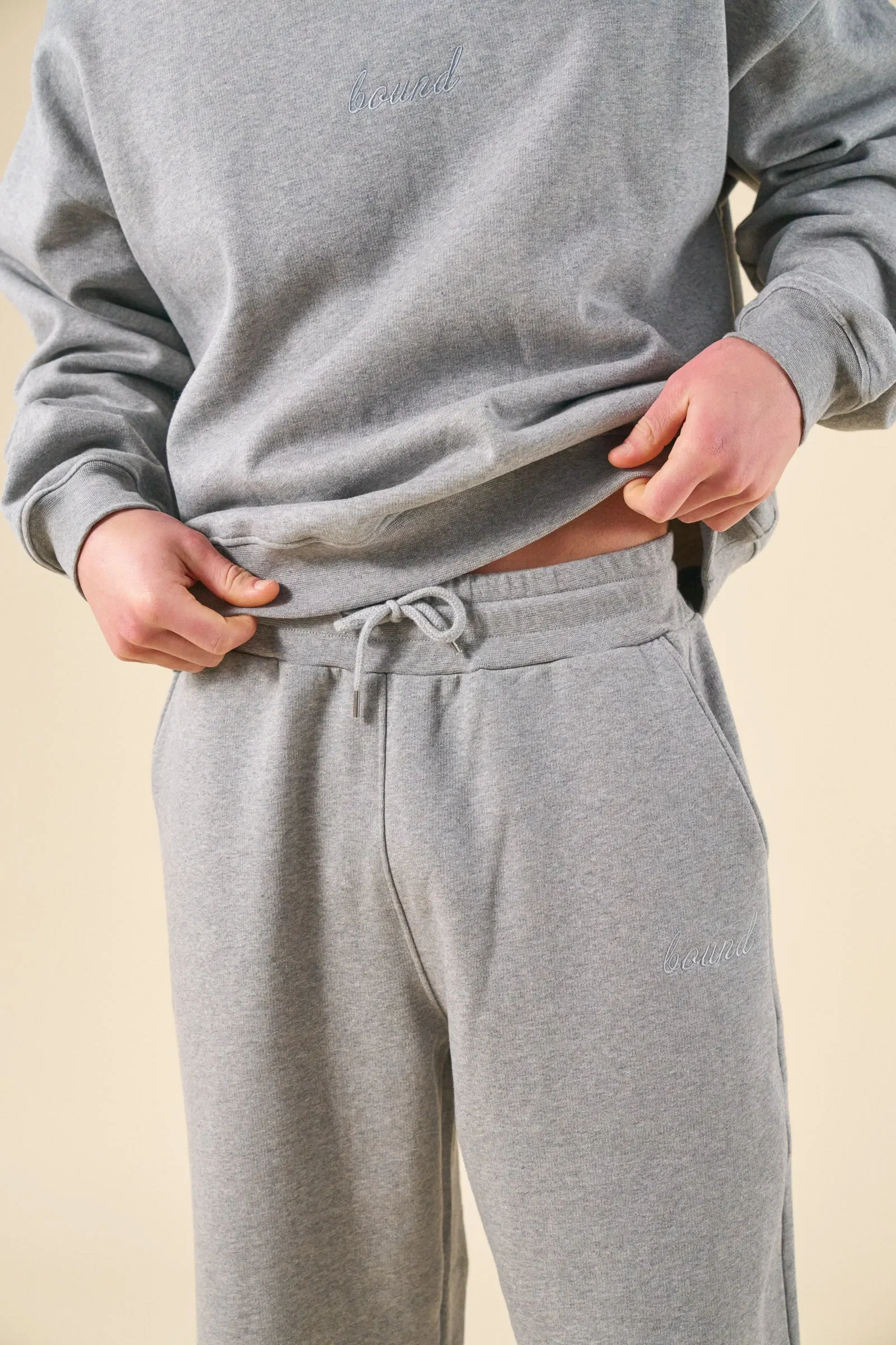 bound Sustain Heavy Joggers - Heather Grey