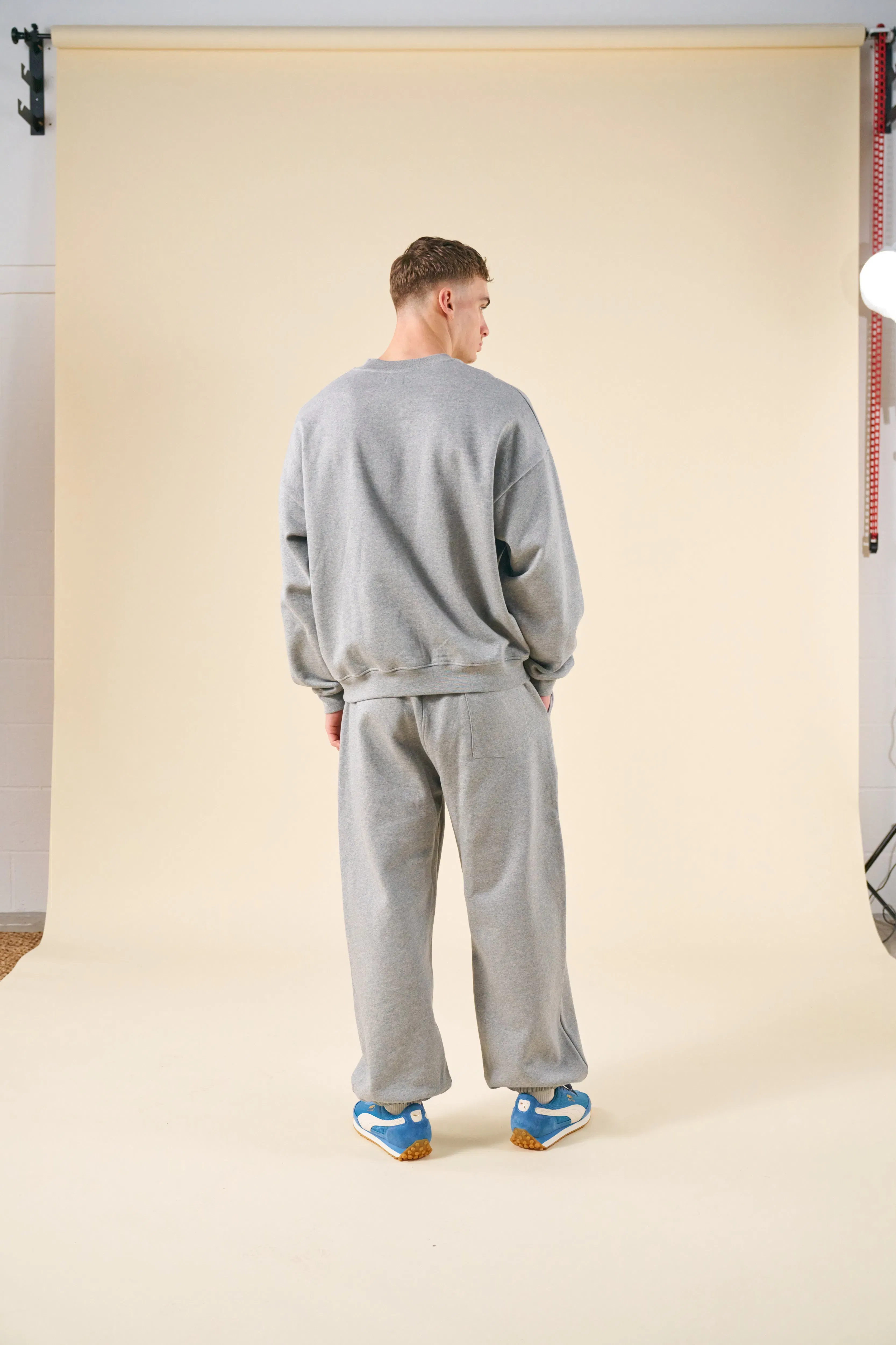 bound Sustain Heavy Sweater - Heather Grey