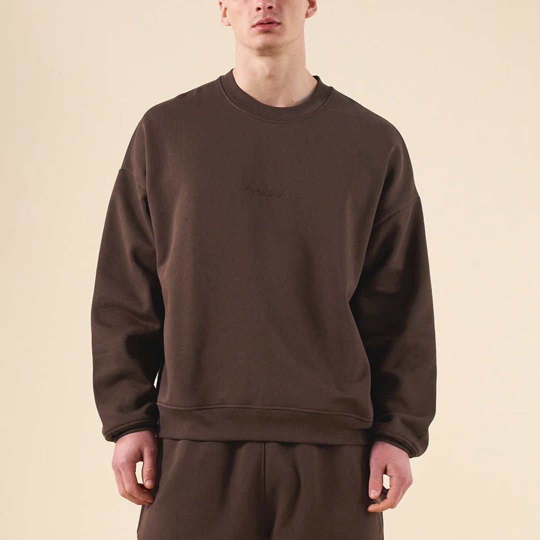 bound Sustain Heavy Sweater - Cocoa Brown