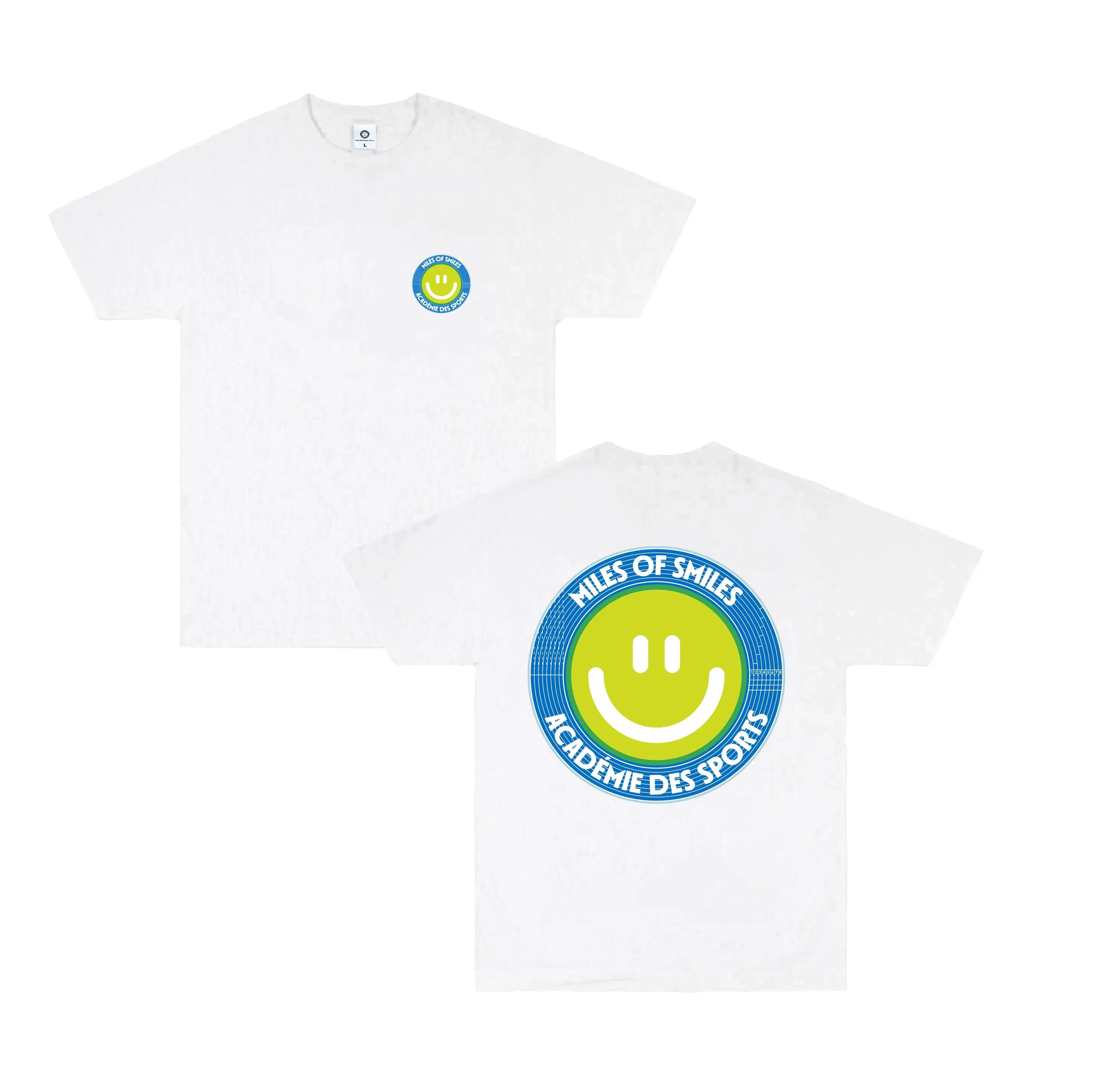 Vice 84 'Smiley Track' Tee - White
