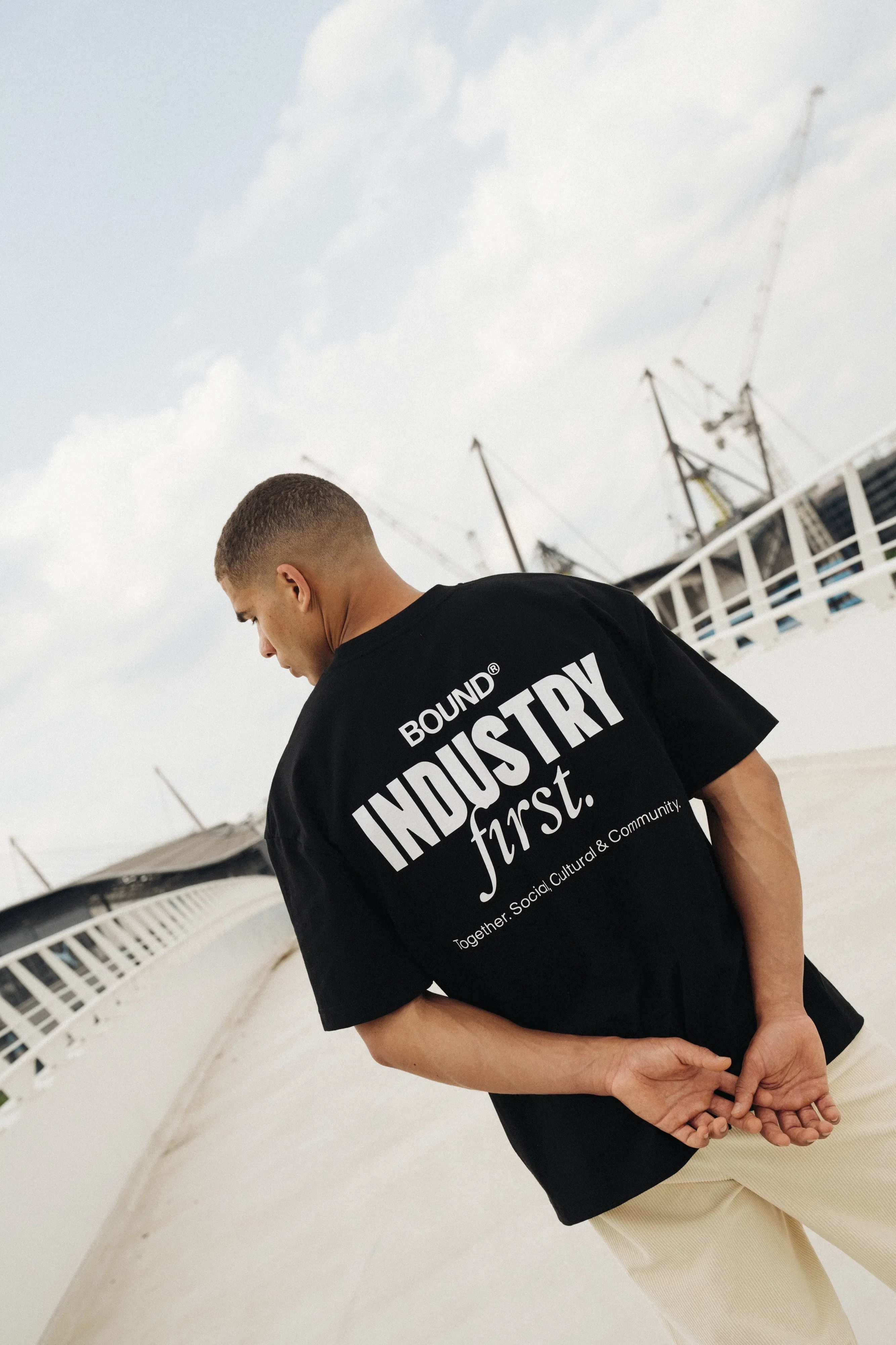 bound Industry First Tee - Black