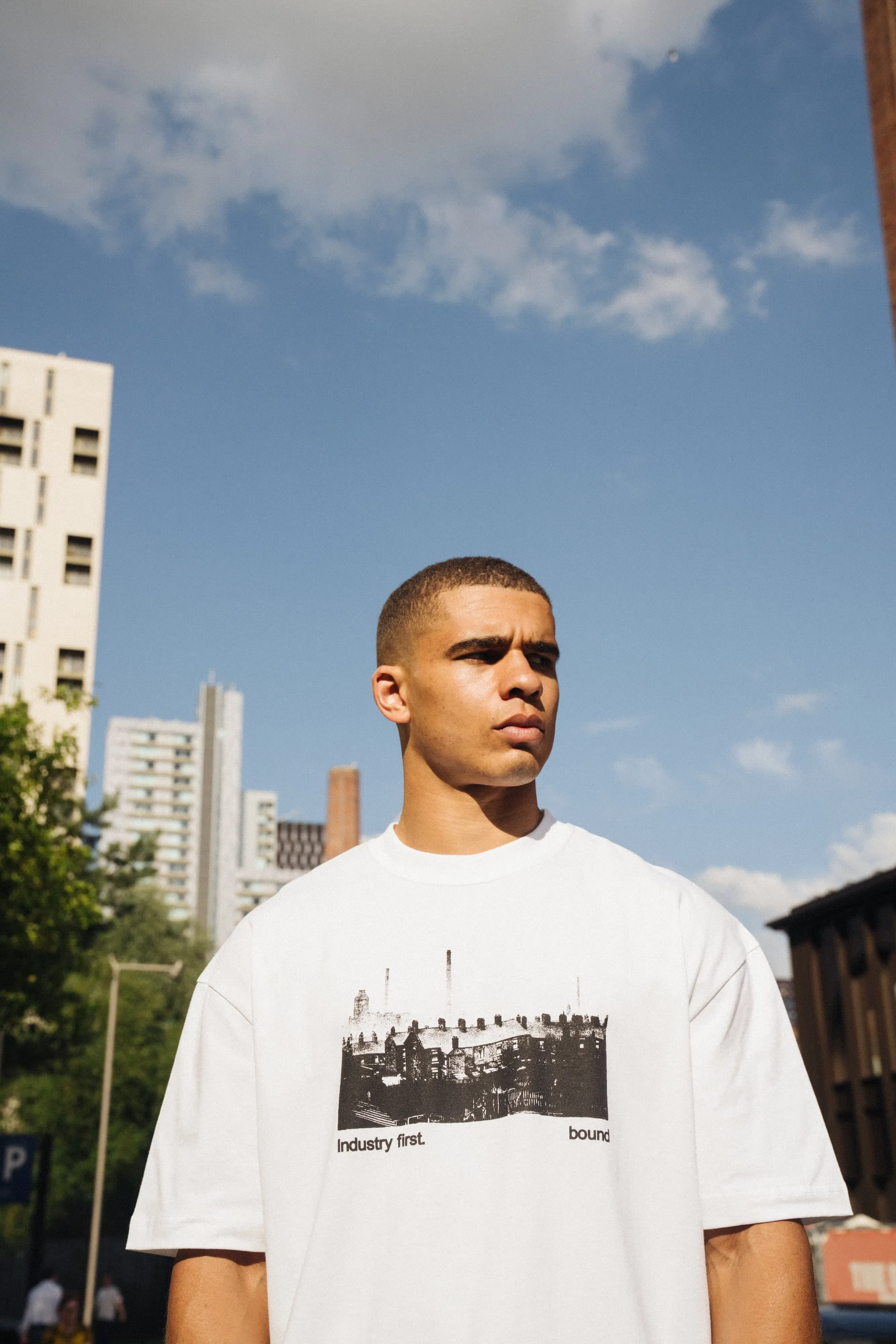 bound MCR Industry Tee - White
