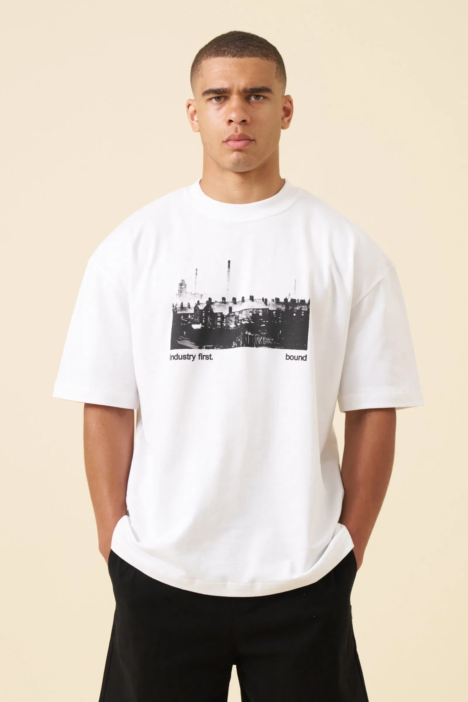 bound MCR Industry Tee - White