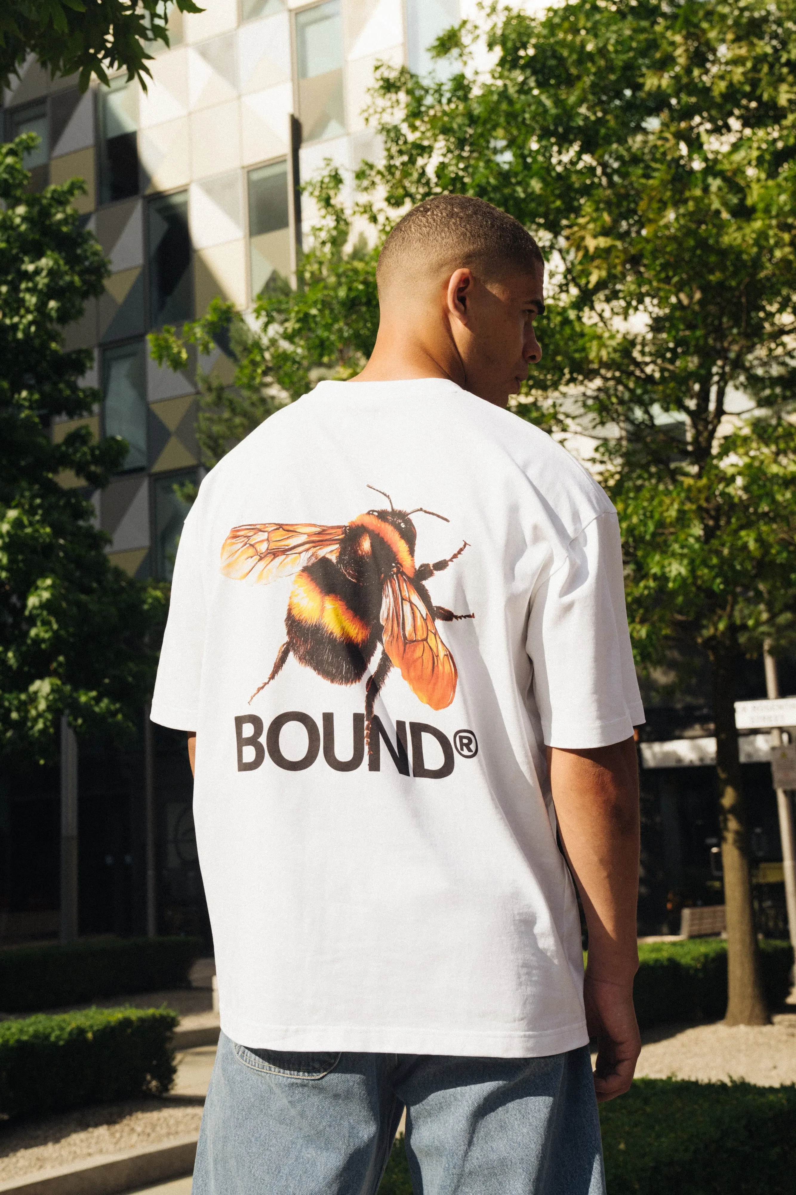 bound Buzzin' Tee - White