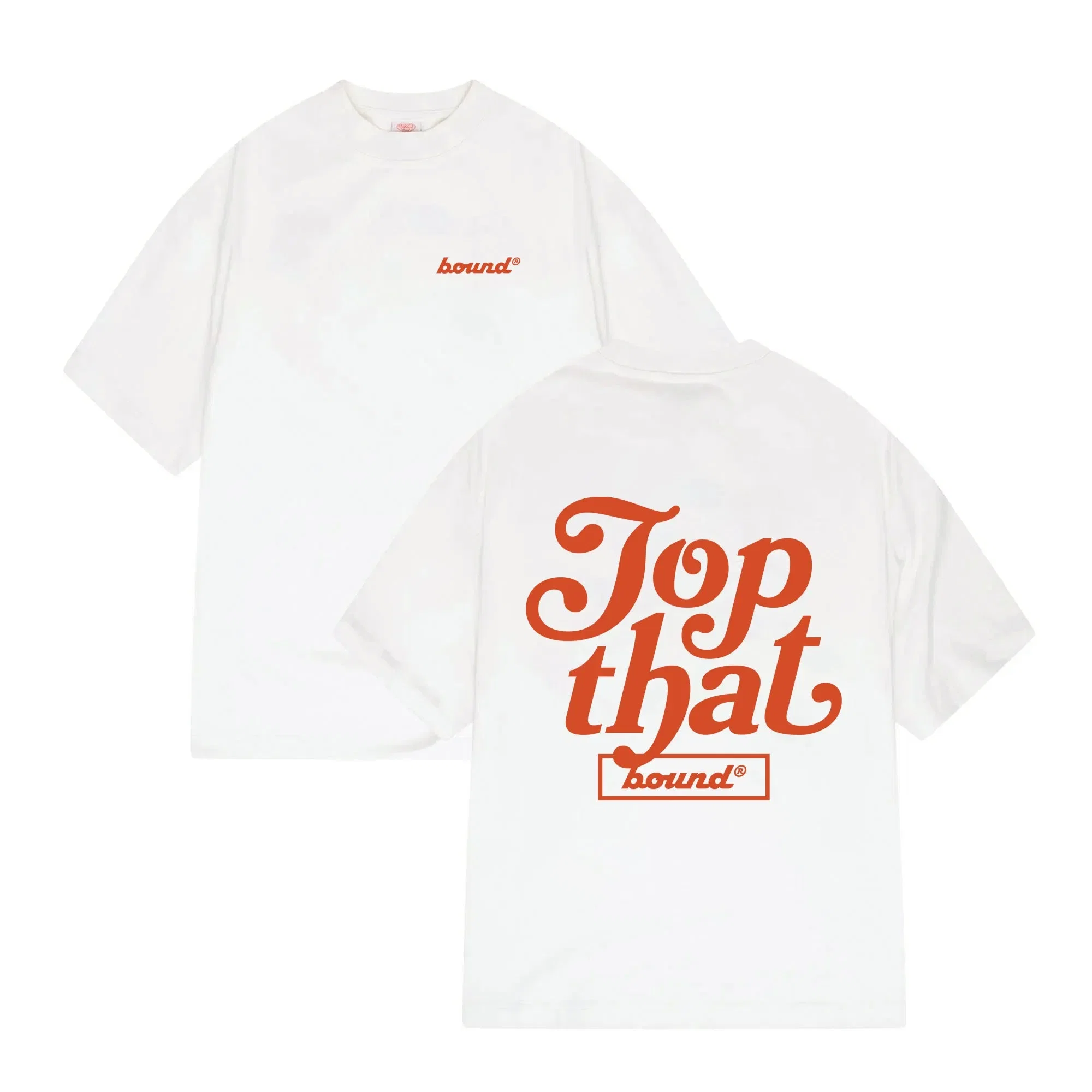 bound 'Top That' Tee - White