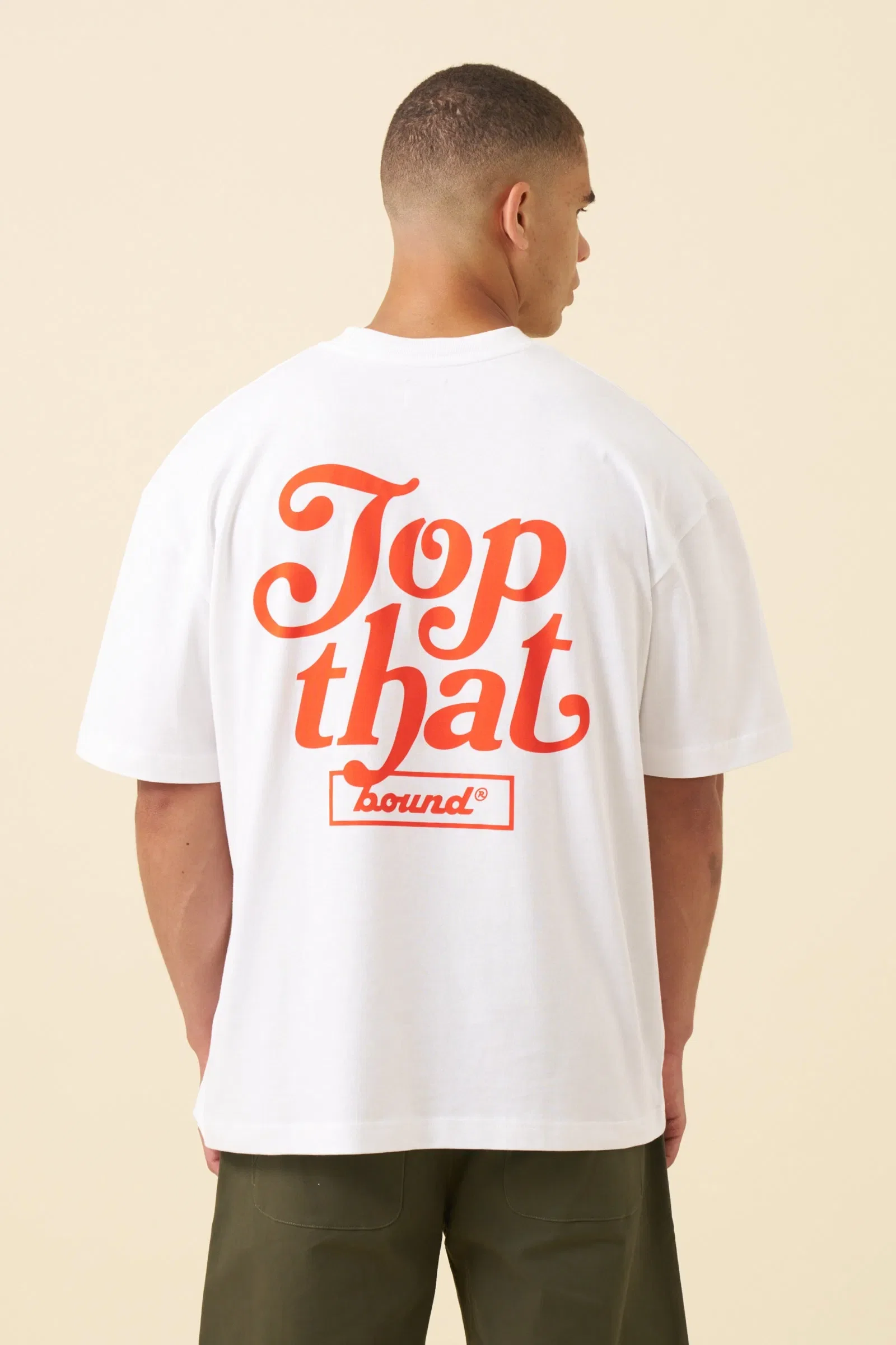 bound 'Top That' Tee - White