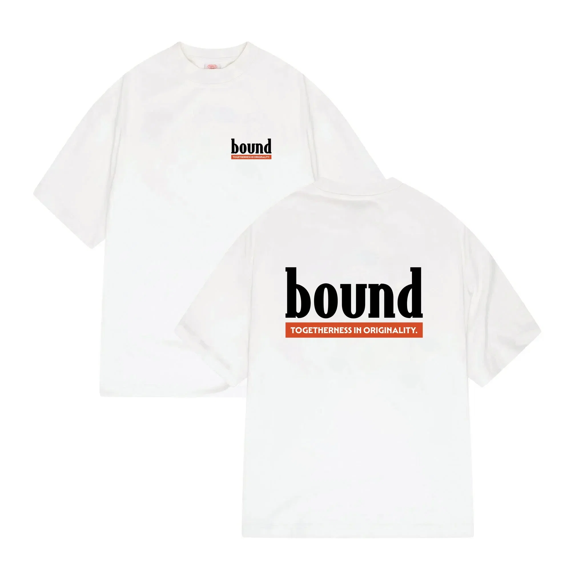 bound 'Red Label' Tee - White