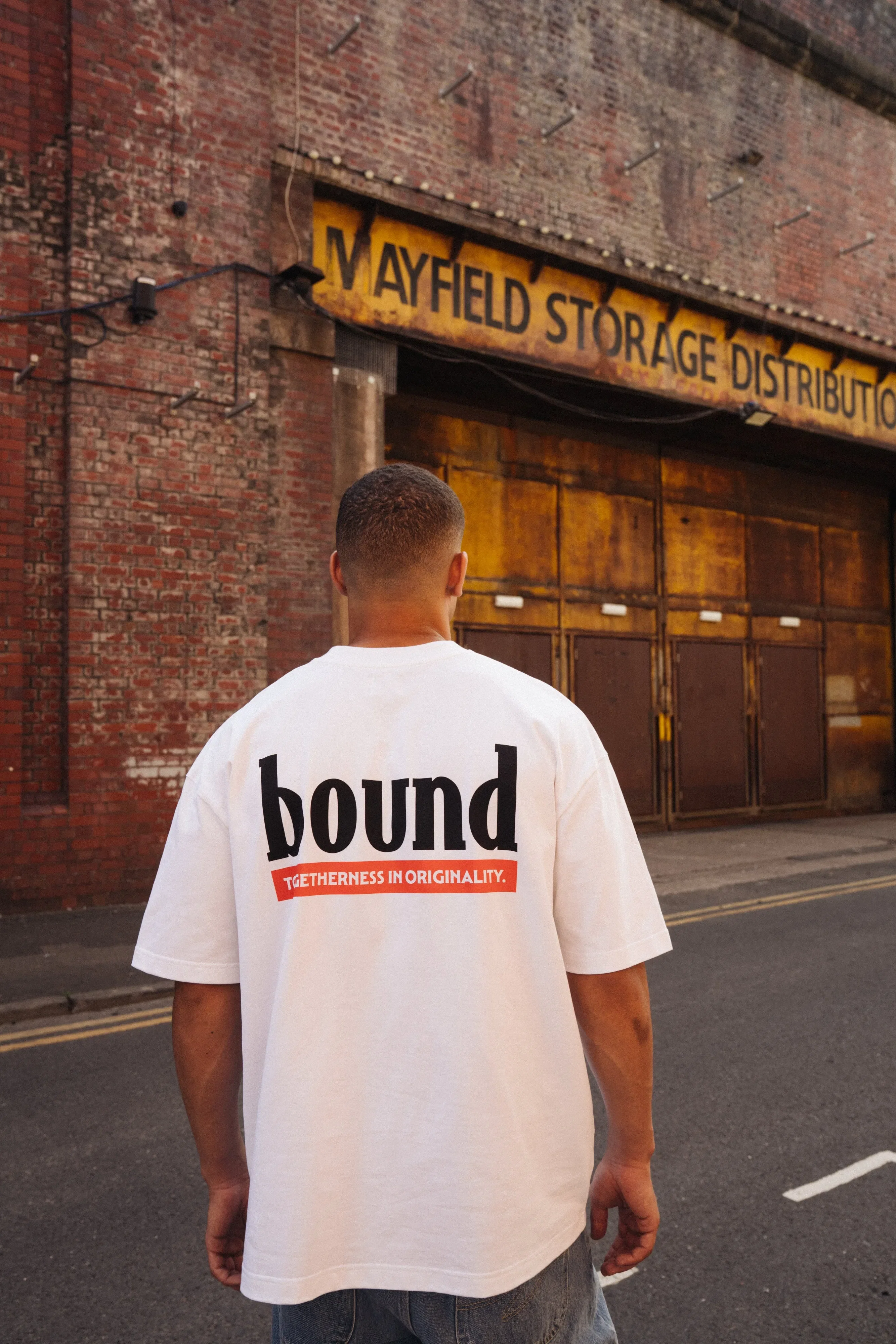 bound 'Red Label' Tee - White