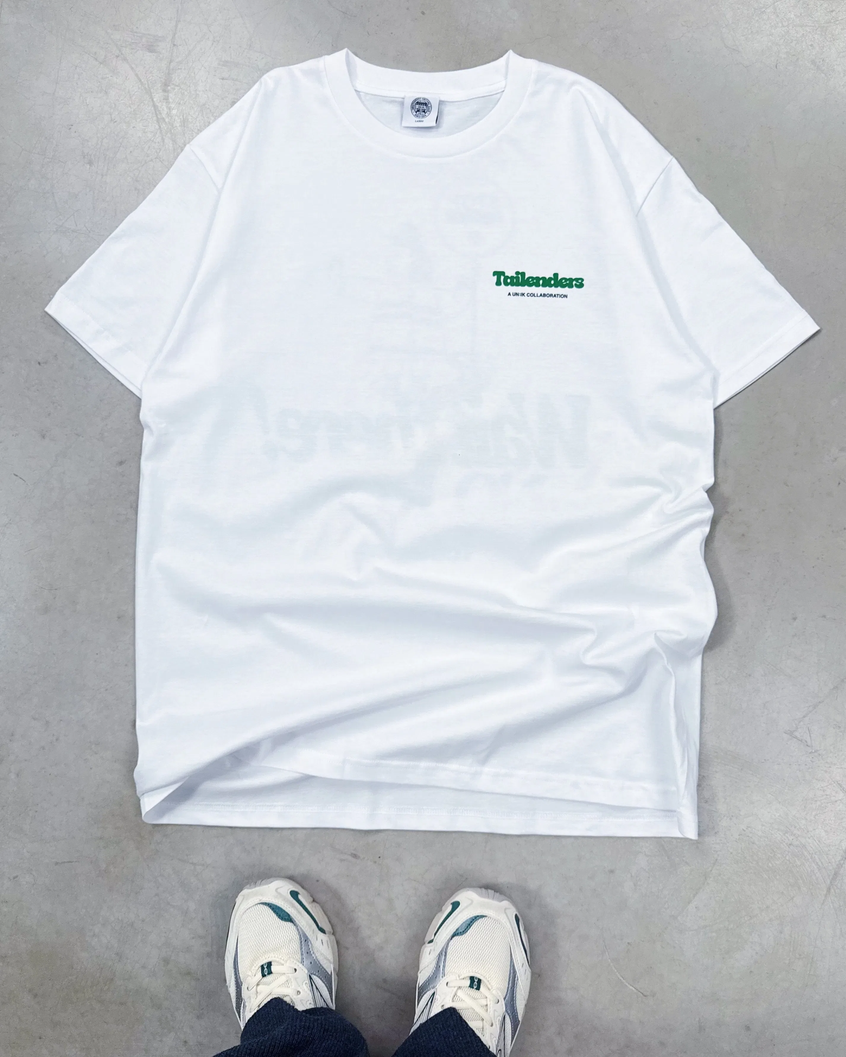 Tailenders 'Wait There!' Tee - White