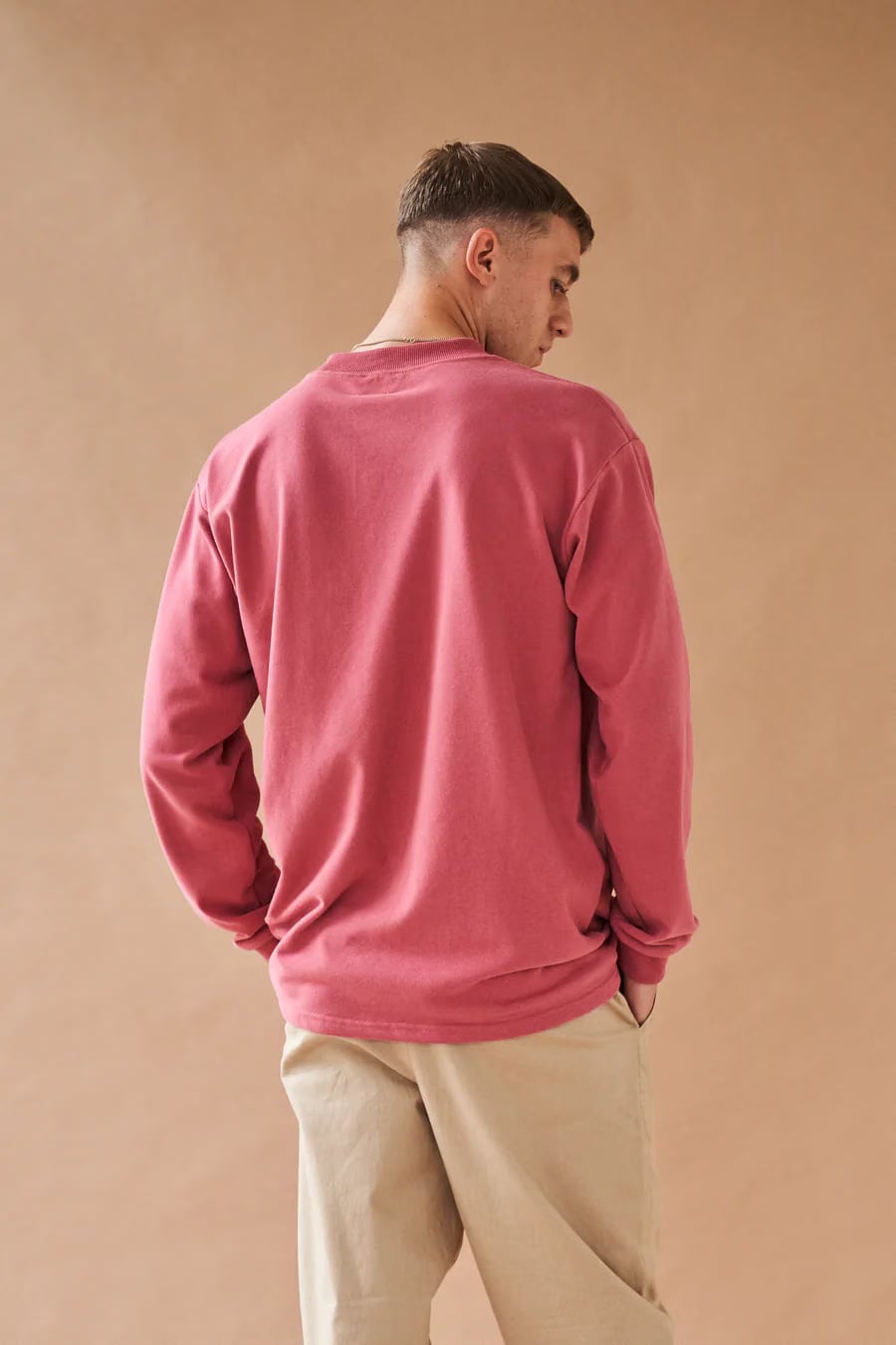 bound 'Berry Script' Embroidered Longsleeve Tee