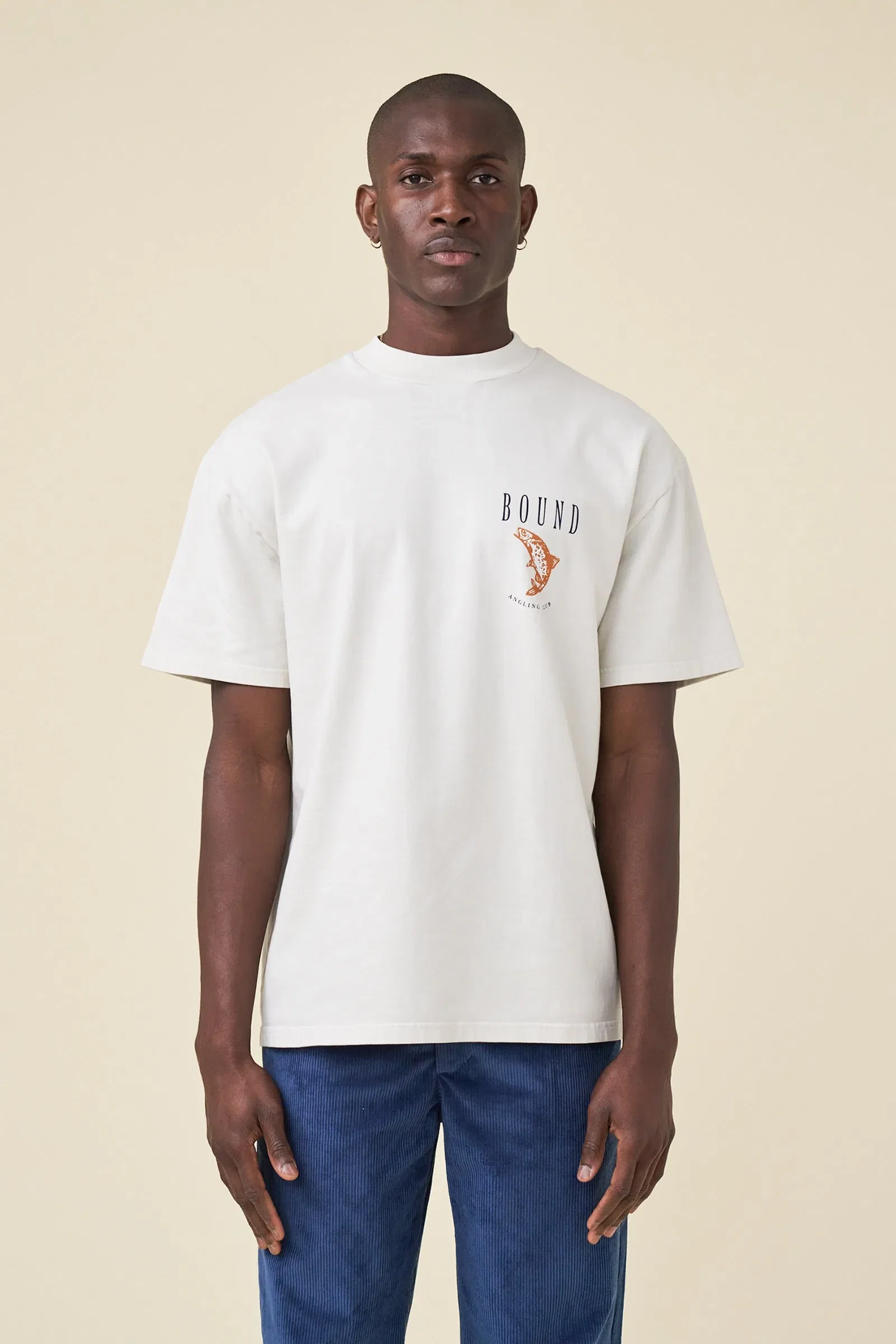 bound 'Marina Angling' Tee - Sand
