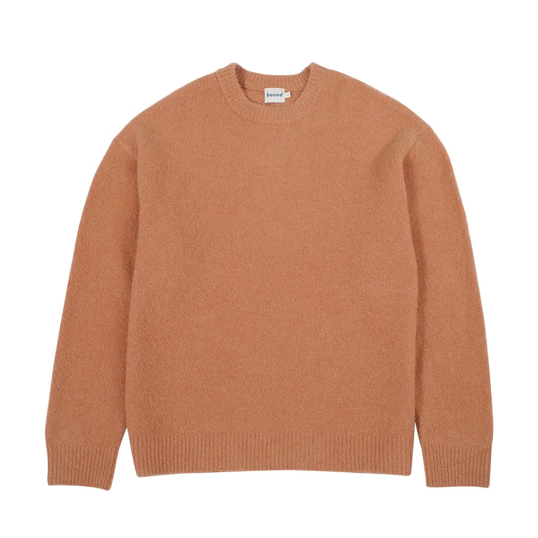 bound Baxter Mohair Blend Sweater - Rust