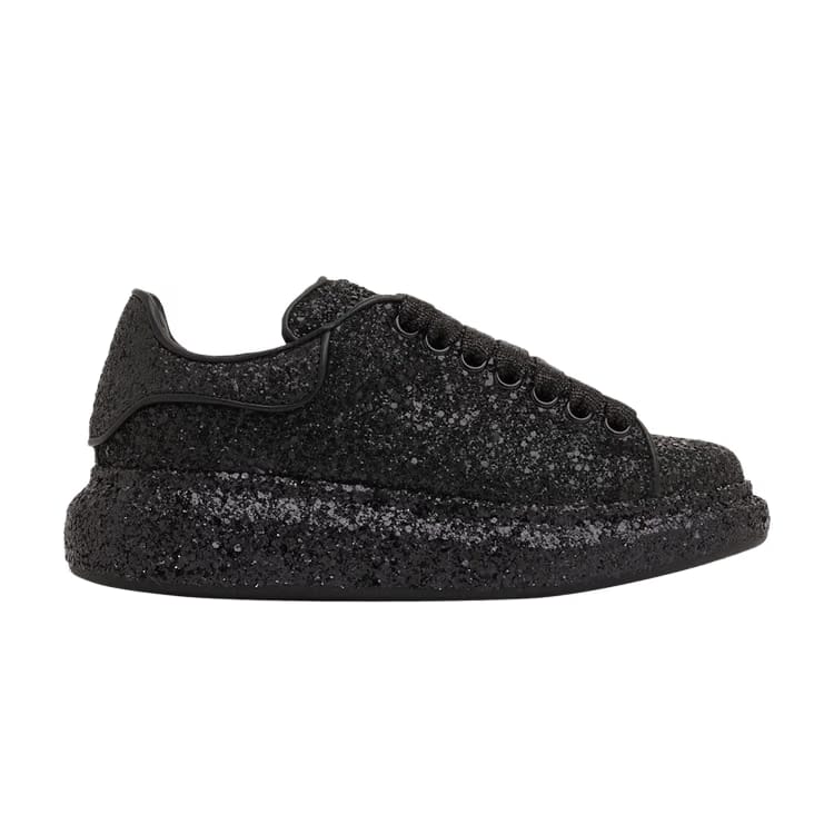 Alexander McQueen Wmns Oversized Sneaker 'Black Crystal Glitter'