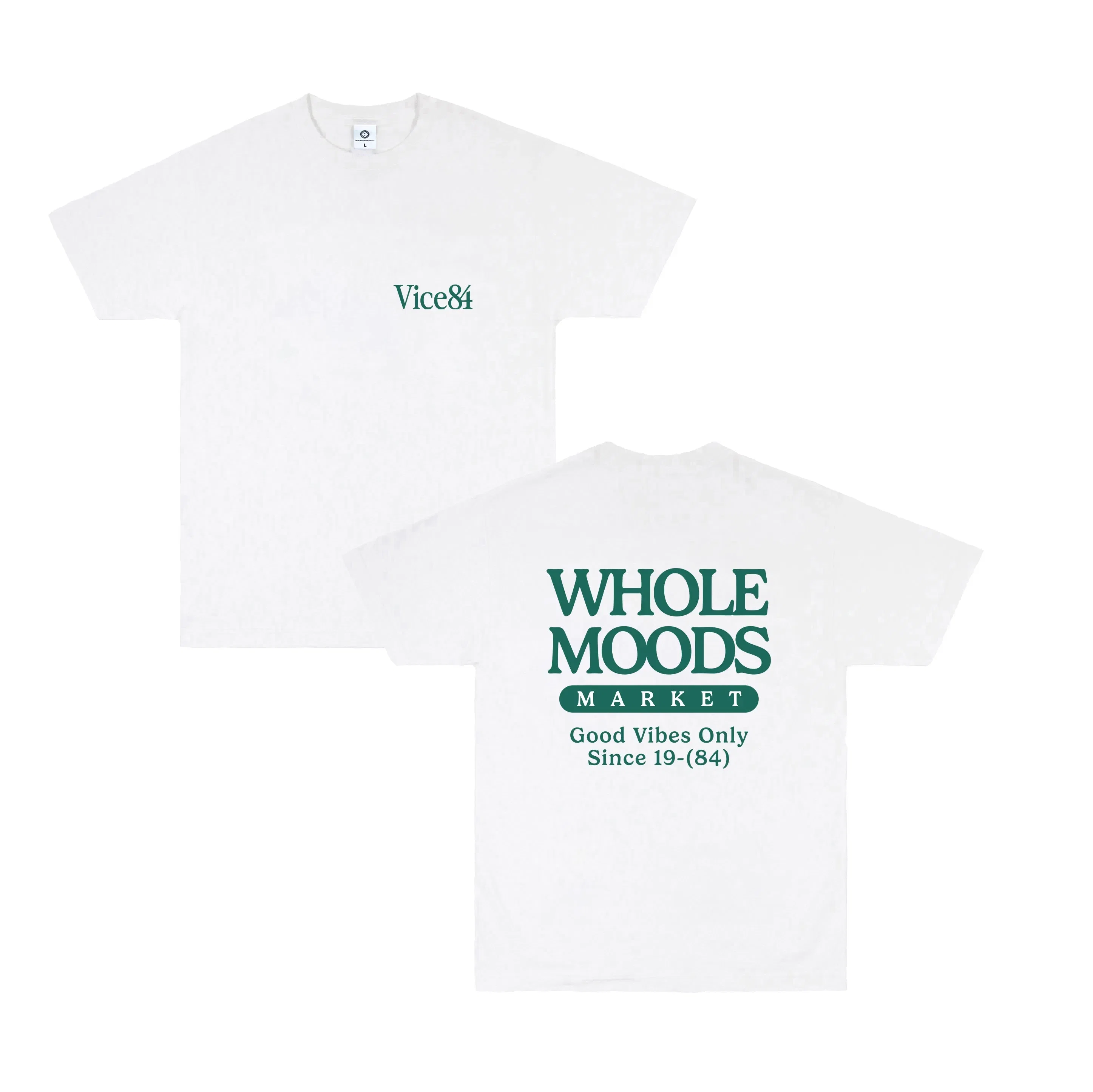 Vice 84 'Whole Moods' Tee - White