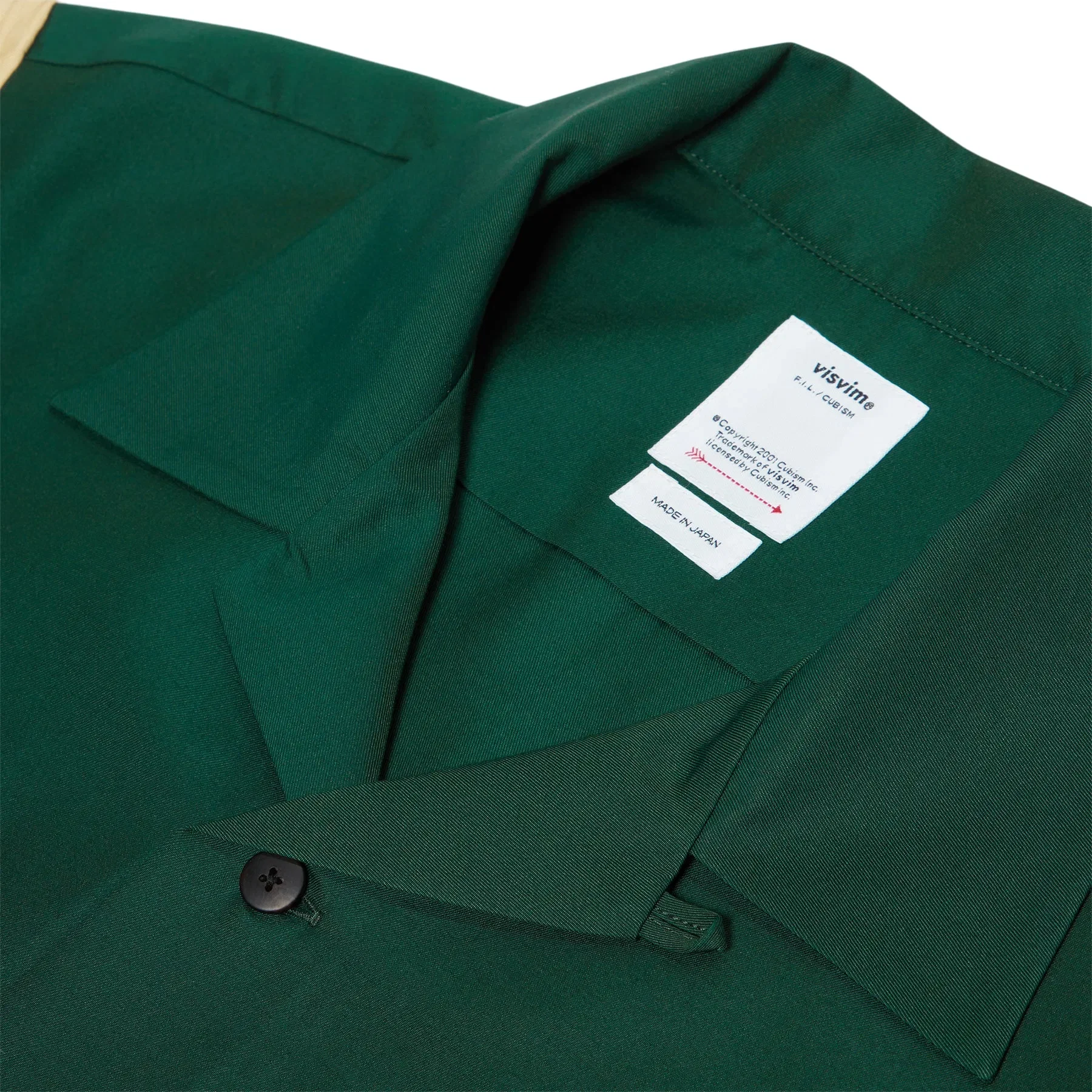 Visvim Douglas Short Sleeve Shirt (Green)
