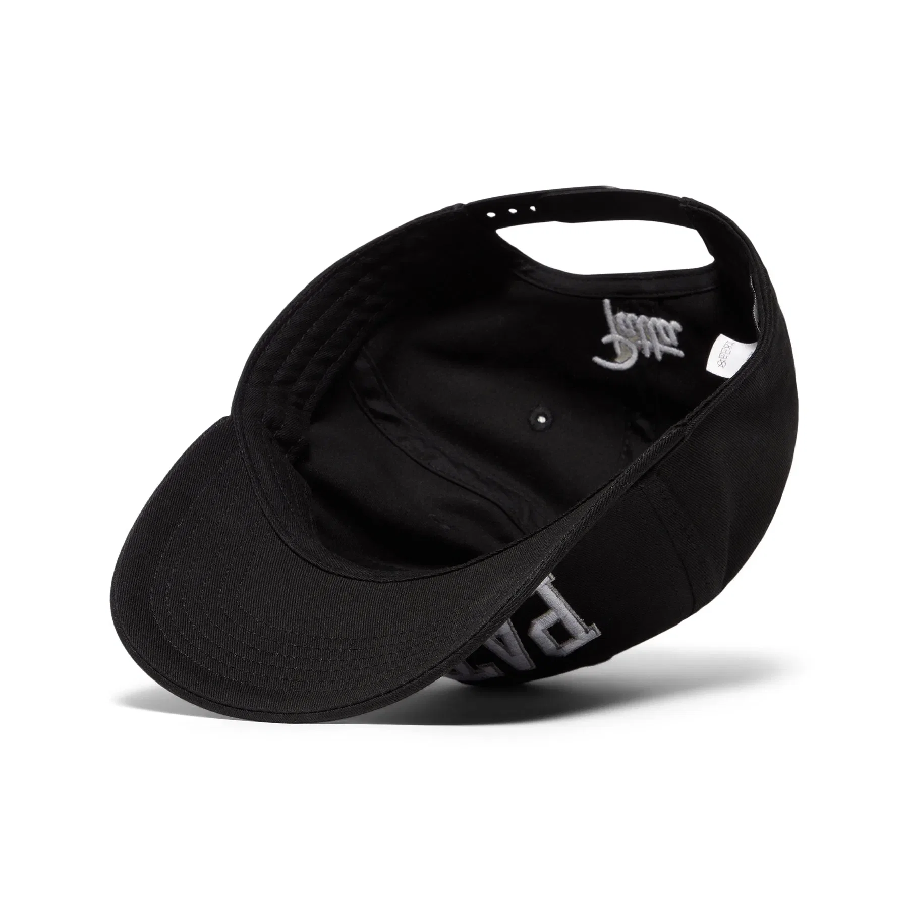 Patta Arc logo Snapback Cap (Black/Estate Blue)