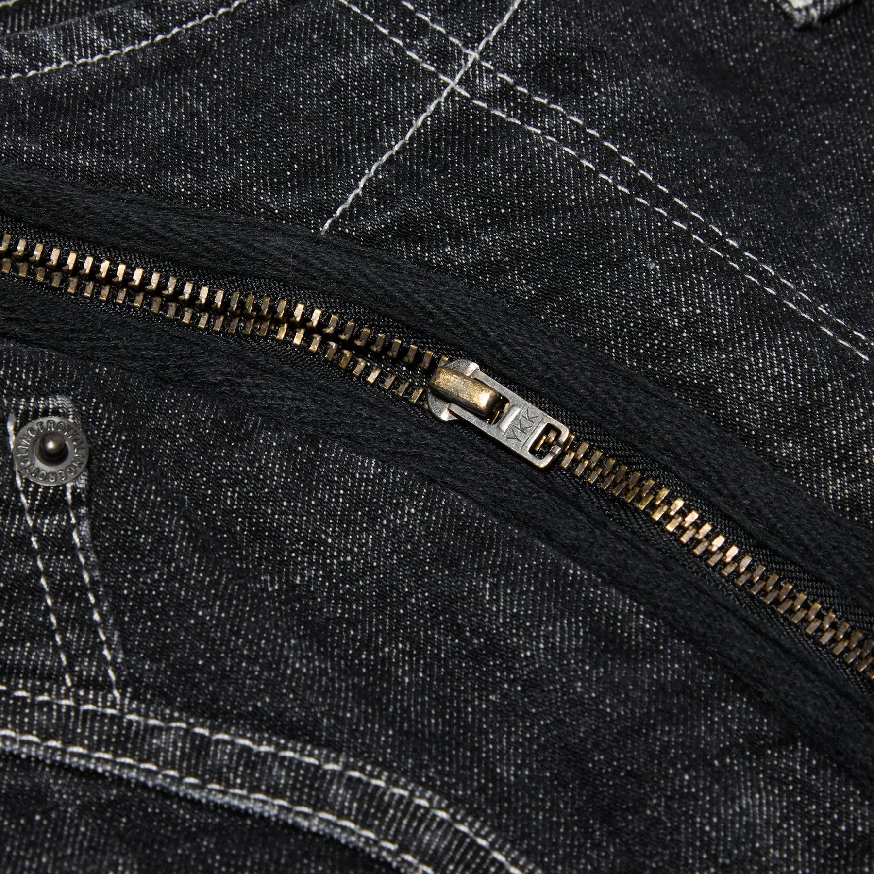 Ottolinger Open Back Jeans Hotpants (Black wash)