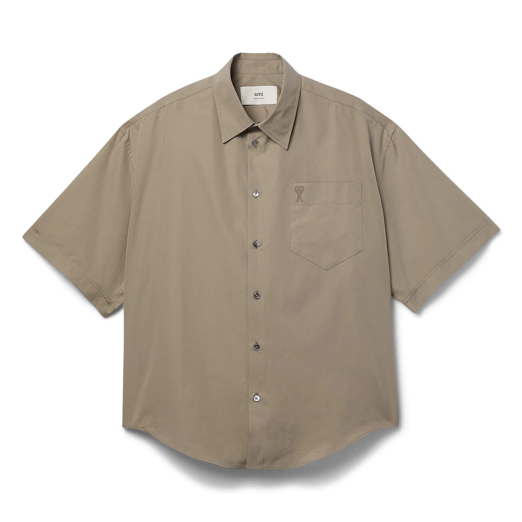 AMI Short Sleeve Boxy Shirt (Ash)