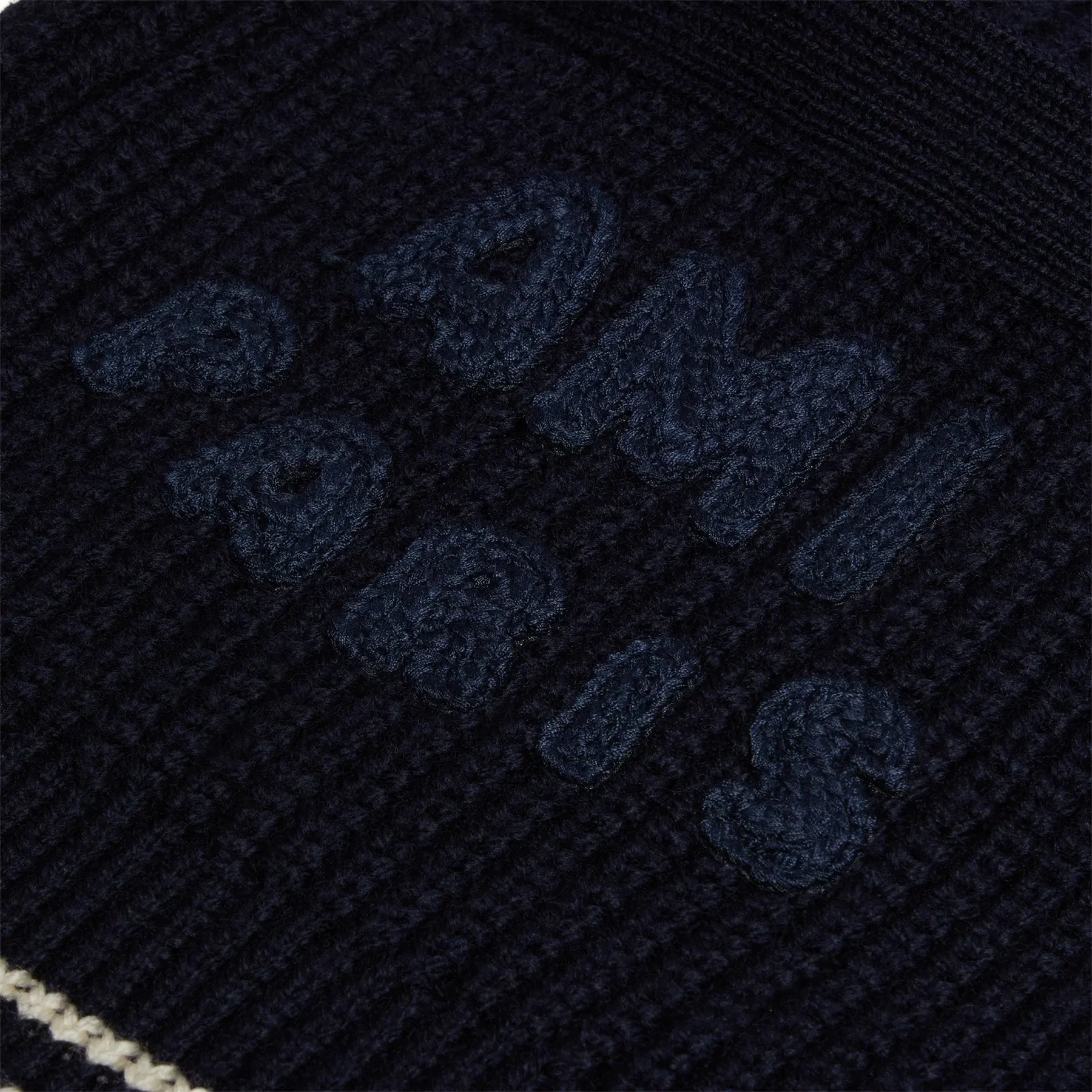 AMI Ribbed Cardigan (Navy blue)