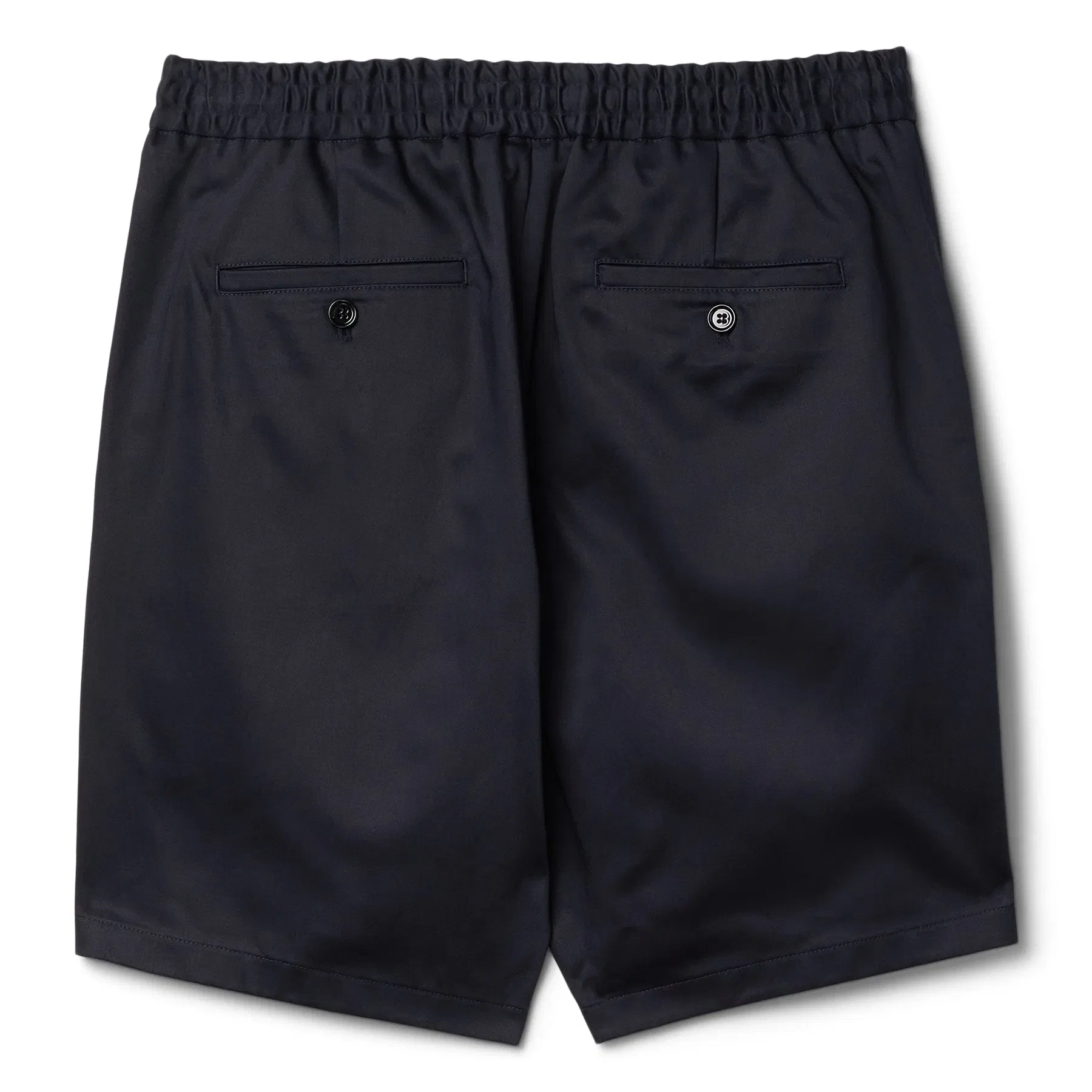 AMI Elasticated Waist Shorts (Navy Blue)