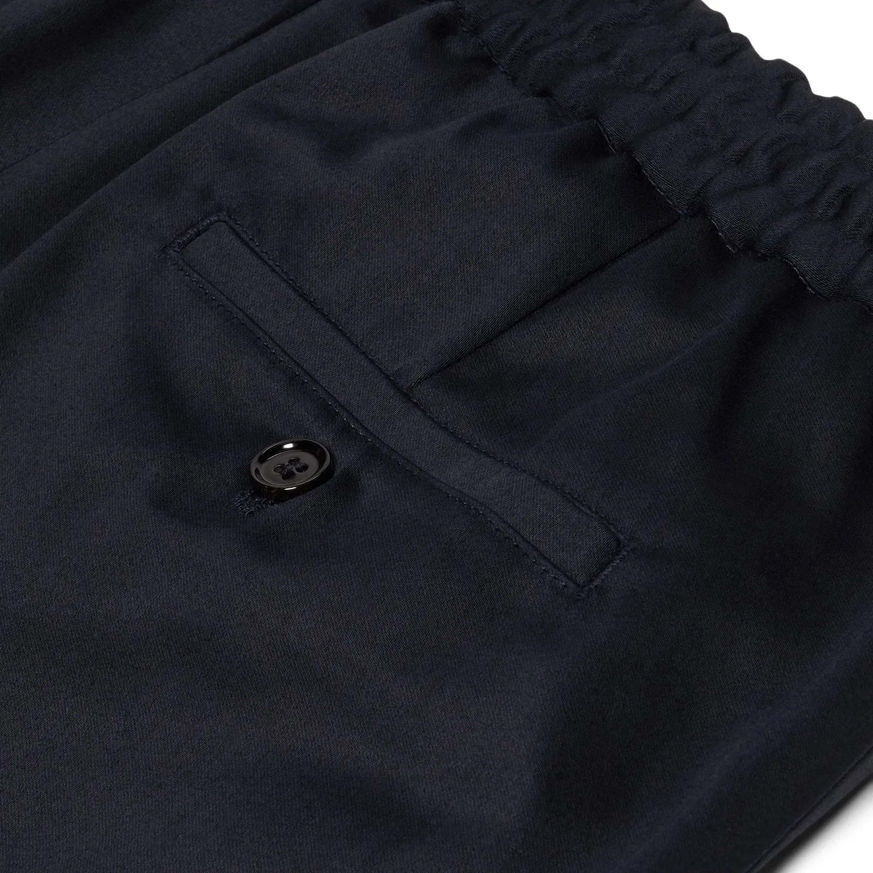 AMI Elasticated Waist Shorts (Navy Blue)