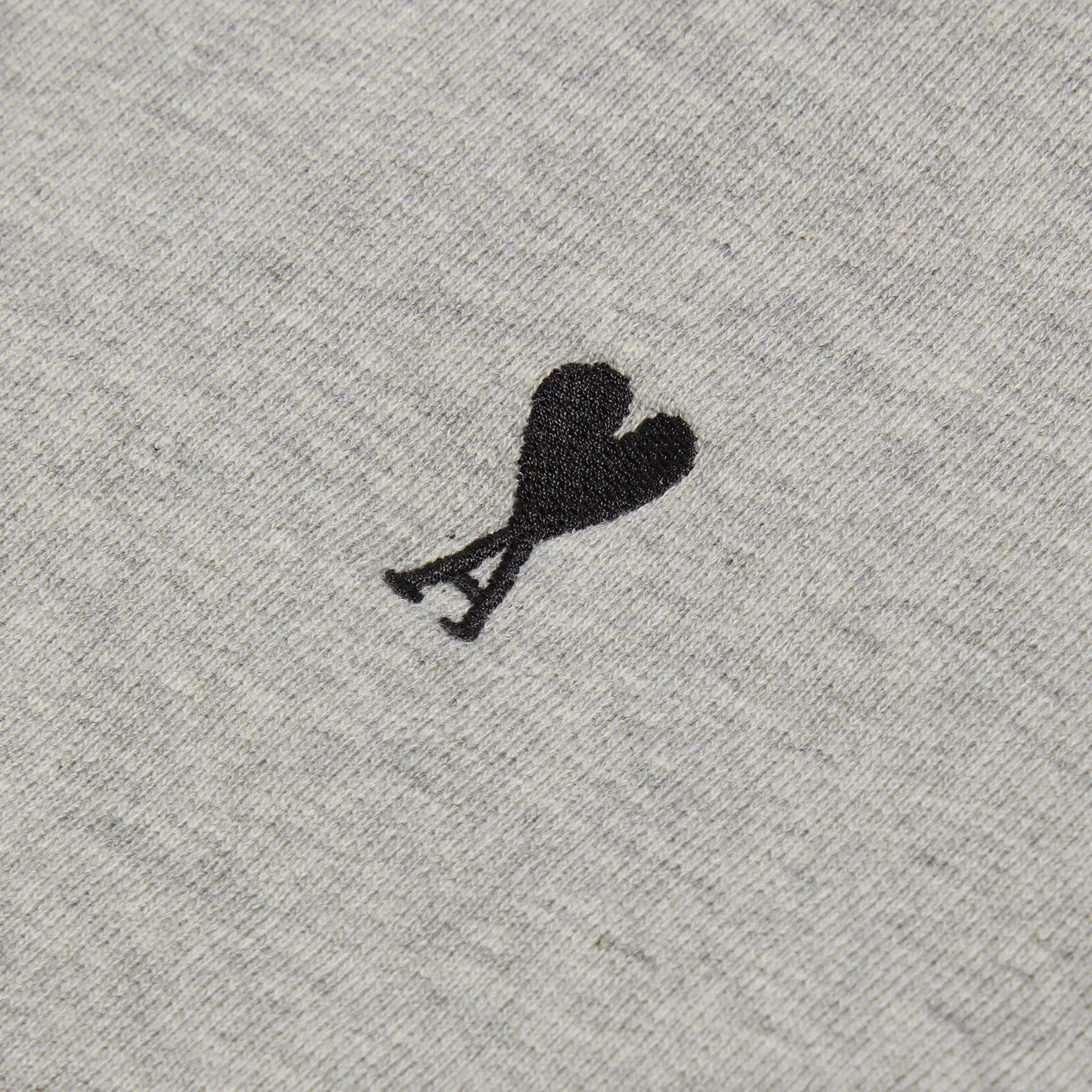 AMI ADC Zip Hoodie (Heather Ash Grey)