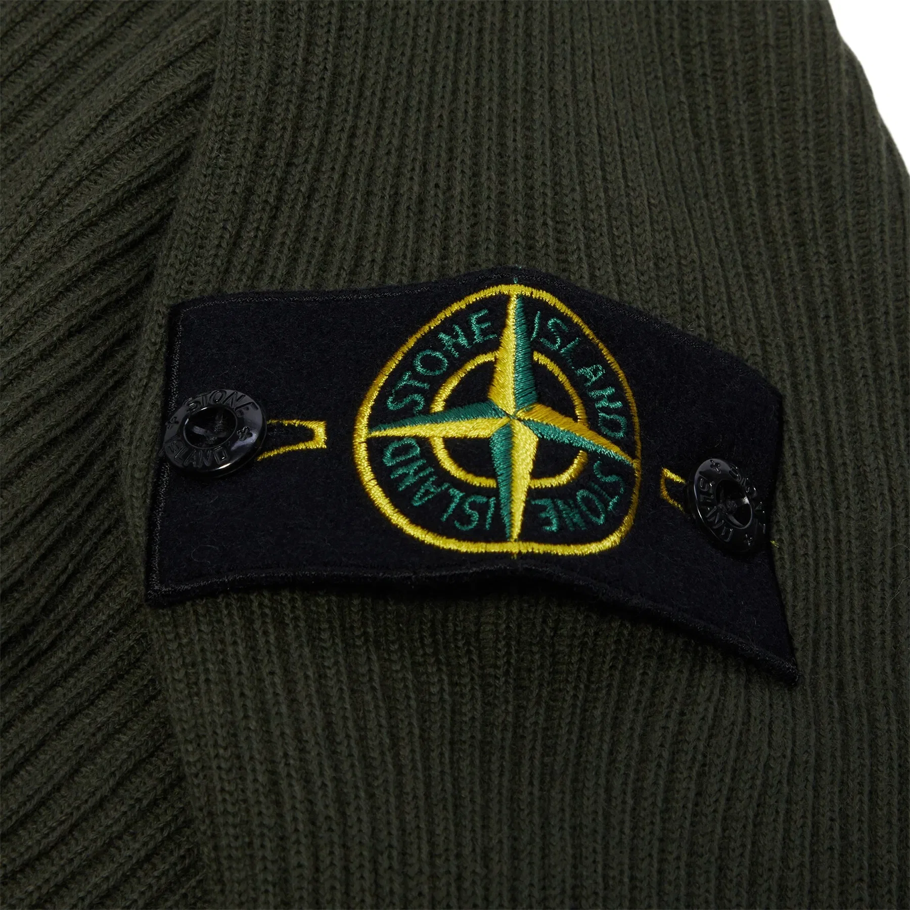 Stone Island Ribbed Crewneck Sweater (Military green)