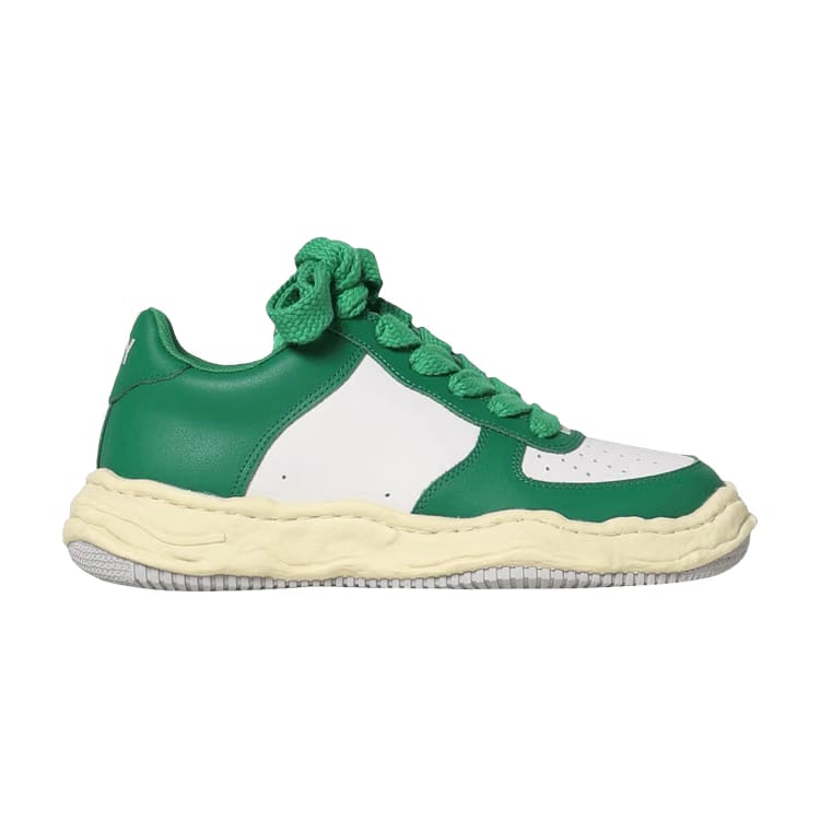 Maison Mihara Yasuhiro Wayne OG Sole Vintage Leather Low Green