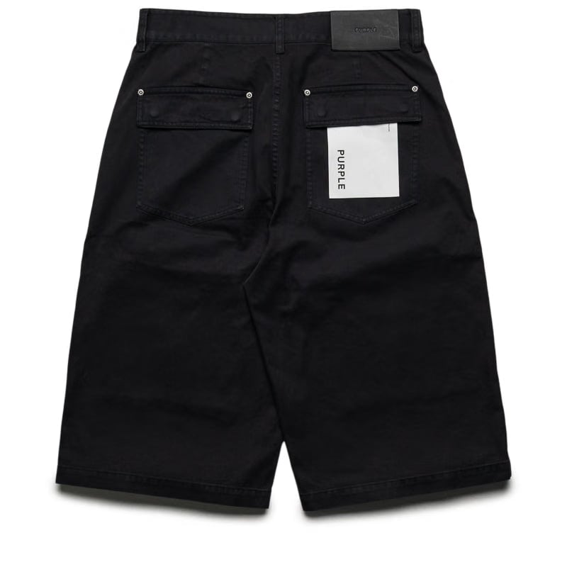 Purple Brand Big Cargo Shorts - Black