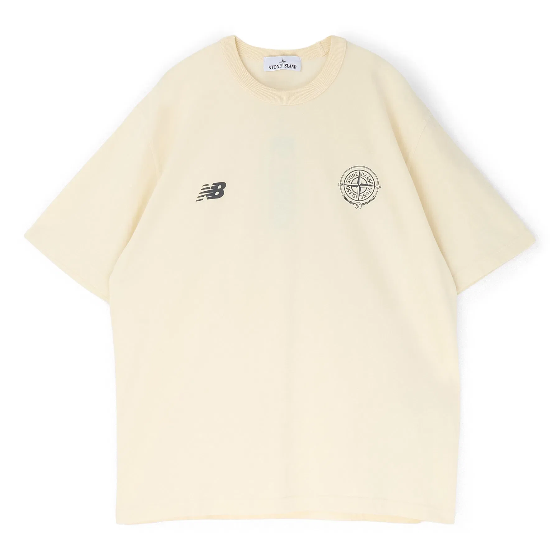 Stone Island X New Balance SS T-Shirt (Ivory)