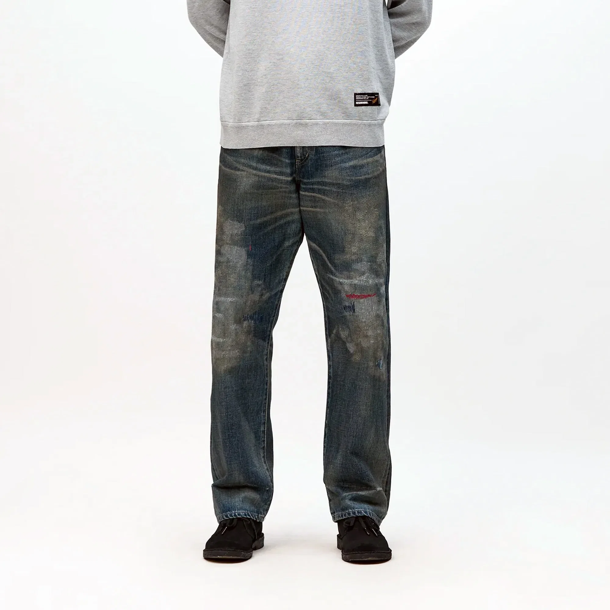 Neighborhood Mens Savage Denim Basic Pants