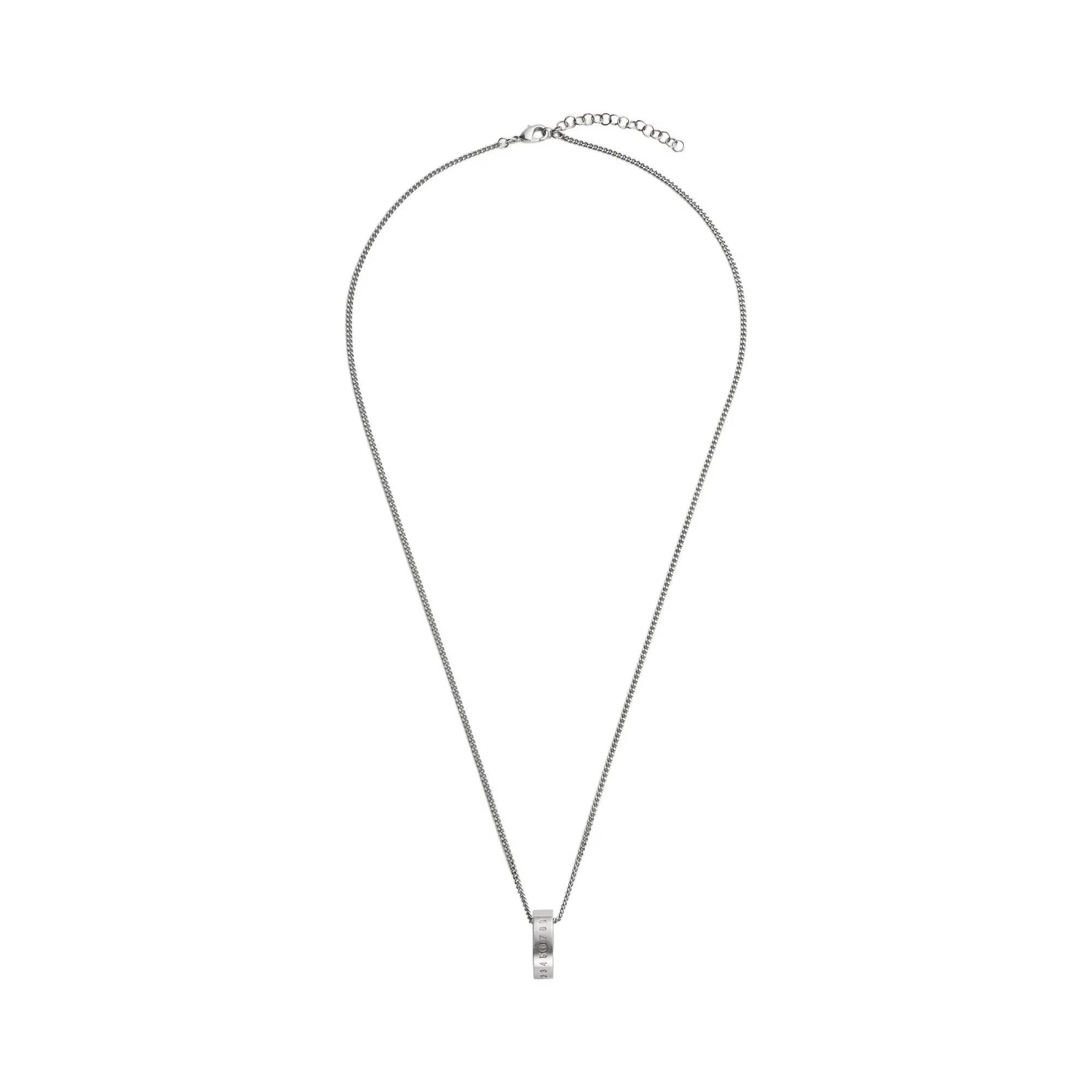 MM6 Maison Margiela Numeric Pendant Ring Necklace