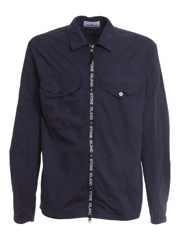 Stone Island Snap Pocket Shirt 'Navy'