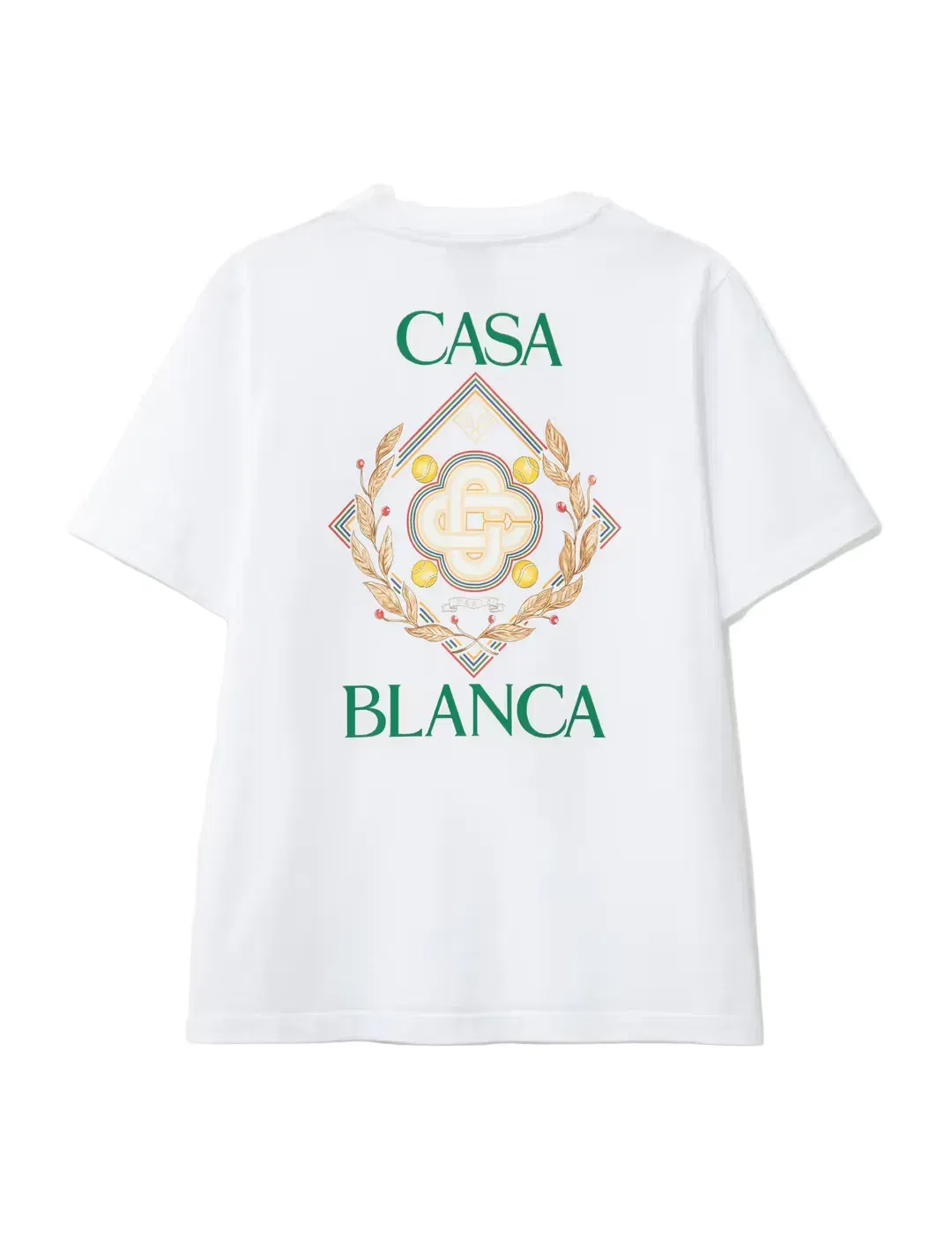 Casablanca Championship Diamond Printed Tee 'White'