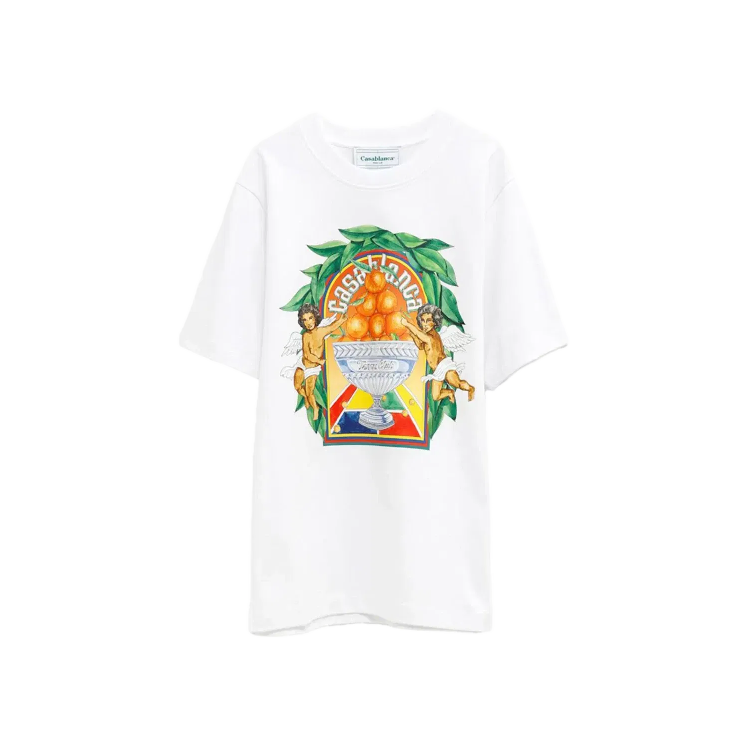 Casablanca Triomphe D'orange T-Shirt White