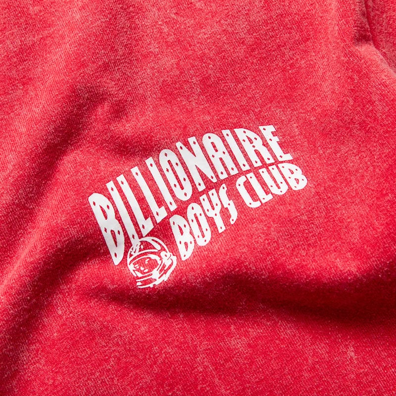 Billionaire Boys Club Faded Curve Knit Tee - Red